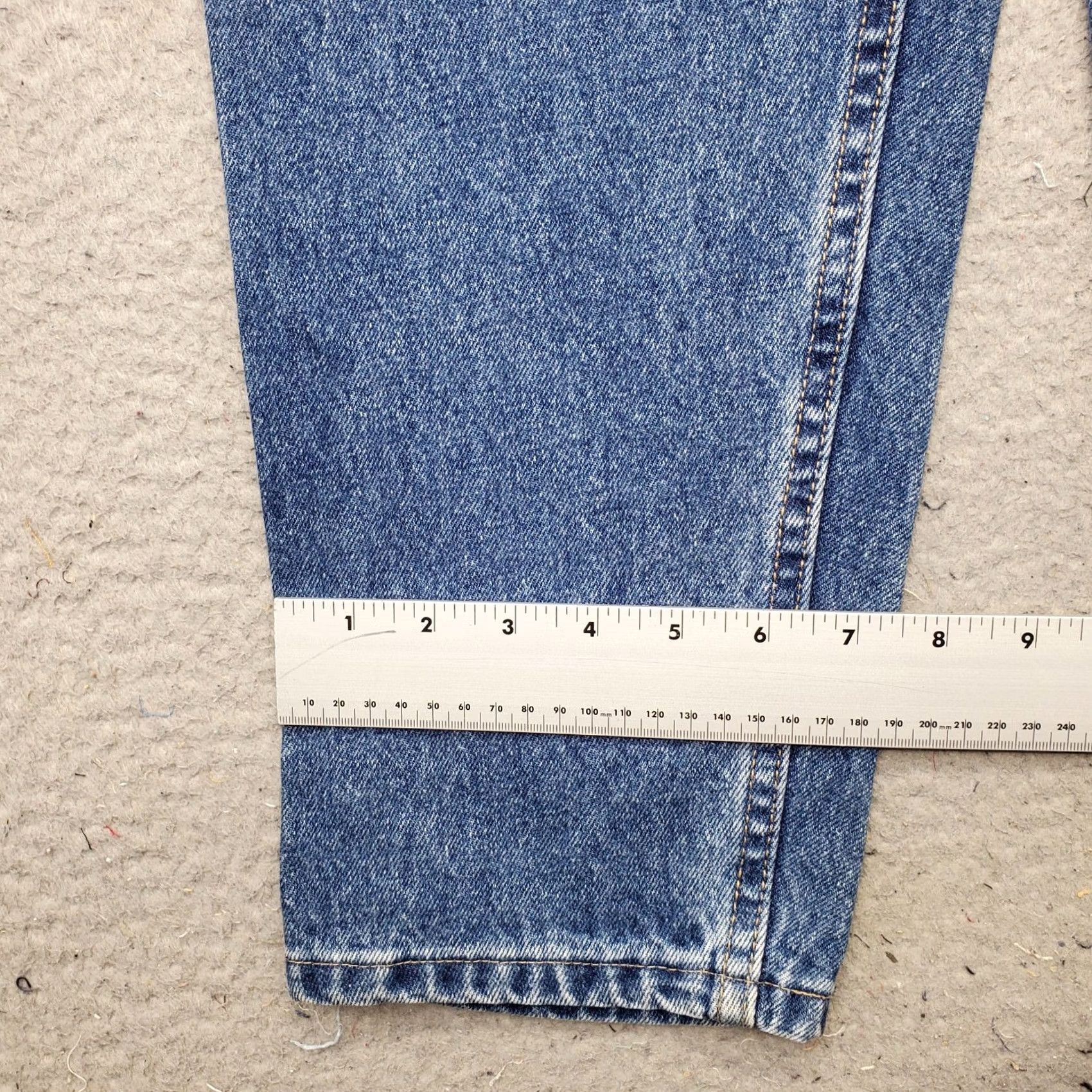 Vintage Gitano Mom Jeans Womens 16P Blue Denim Low Waist Relaxed Fit Streetwear GM601DS Jeans Womens 16P Blue 29" Inseam 5-Pocket Design Mens? Size 38" / US 16 / IT 52 - 5 Thumbnail