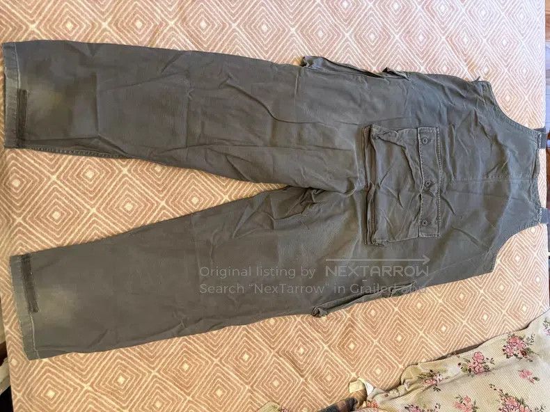 Nigel Cabourn Nigel Cabourn Bib Overalls Washed Grey Size US 36 / EU 52 - 5 Thumbnail