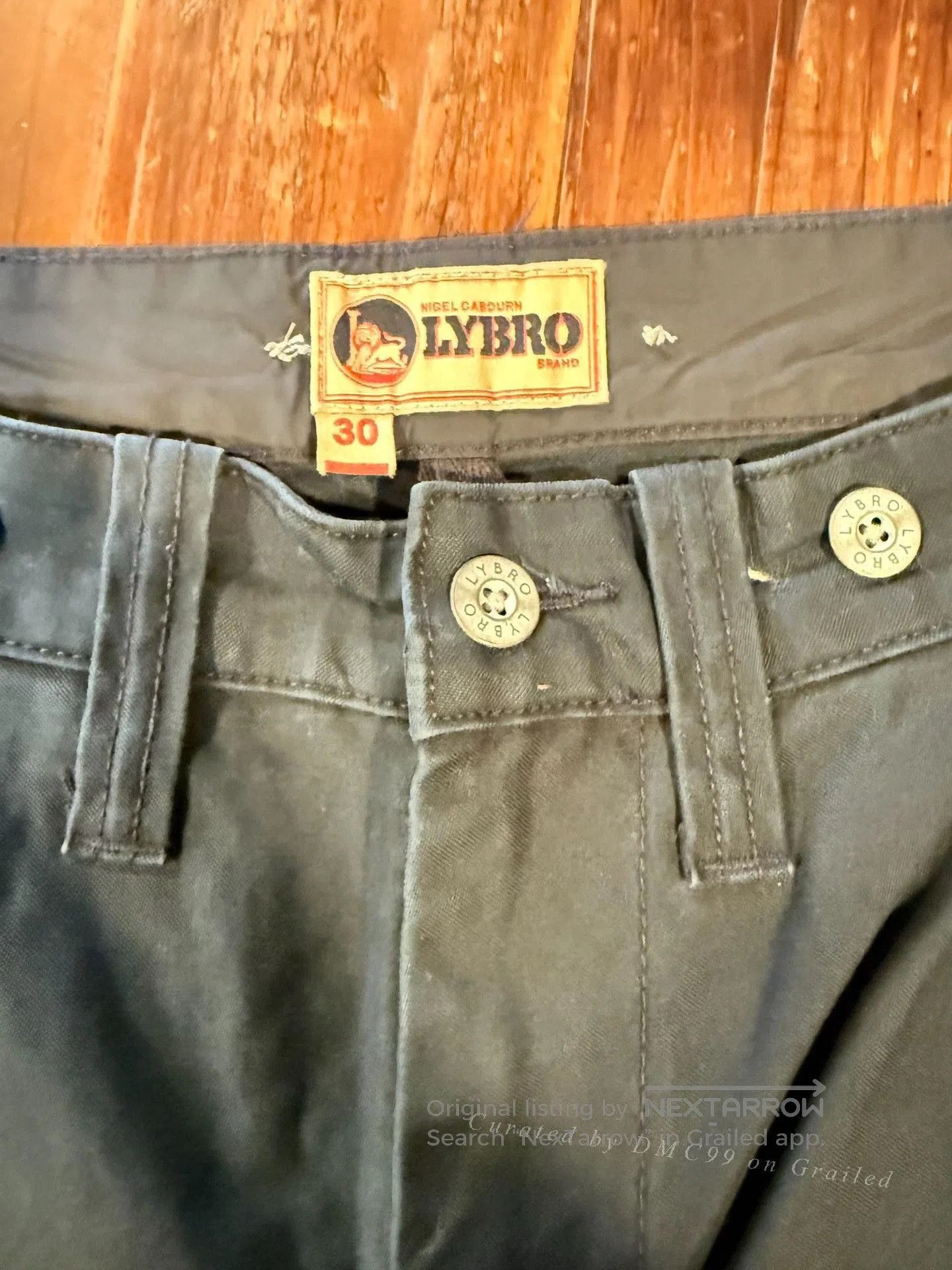 Nigel Cabourn Nigel Cabourn LYBRO Black Cargo Pants. Size US 30 / EU 46 - 3 Thumbnail
