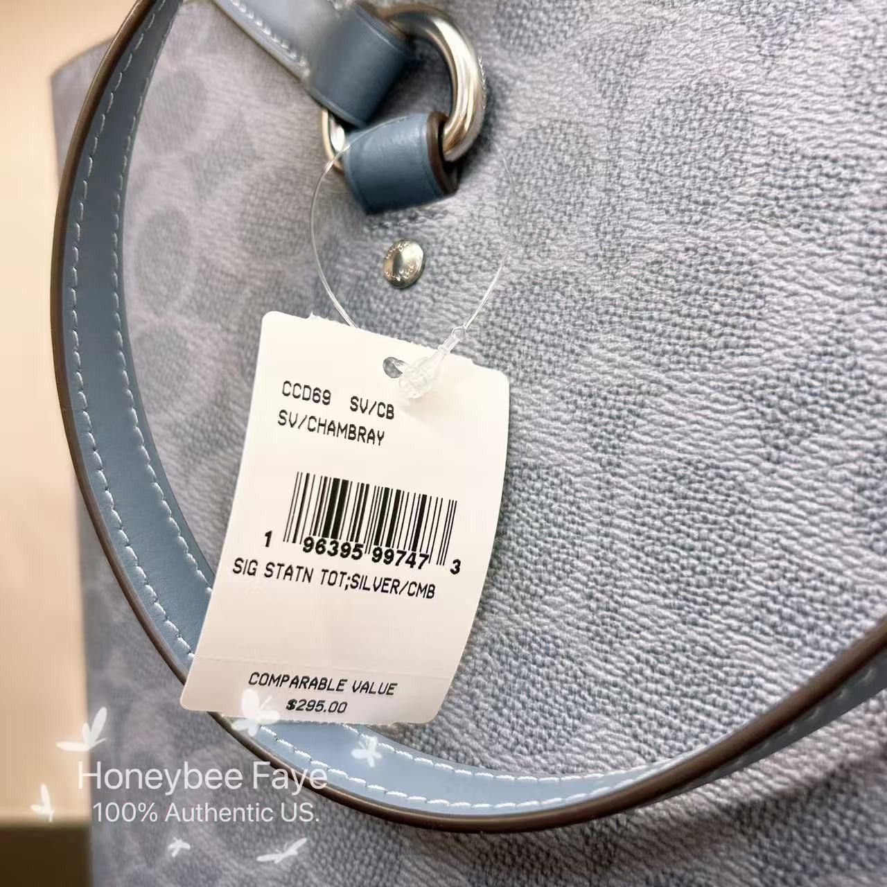 Coach Station Tote Bag In Signature Canvas CCD69 Size ONE SIZE - 5 Thumbnail