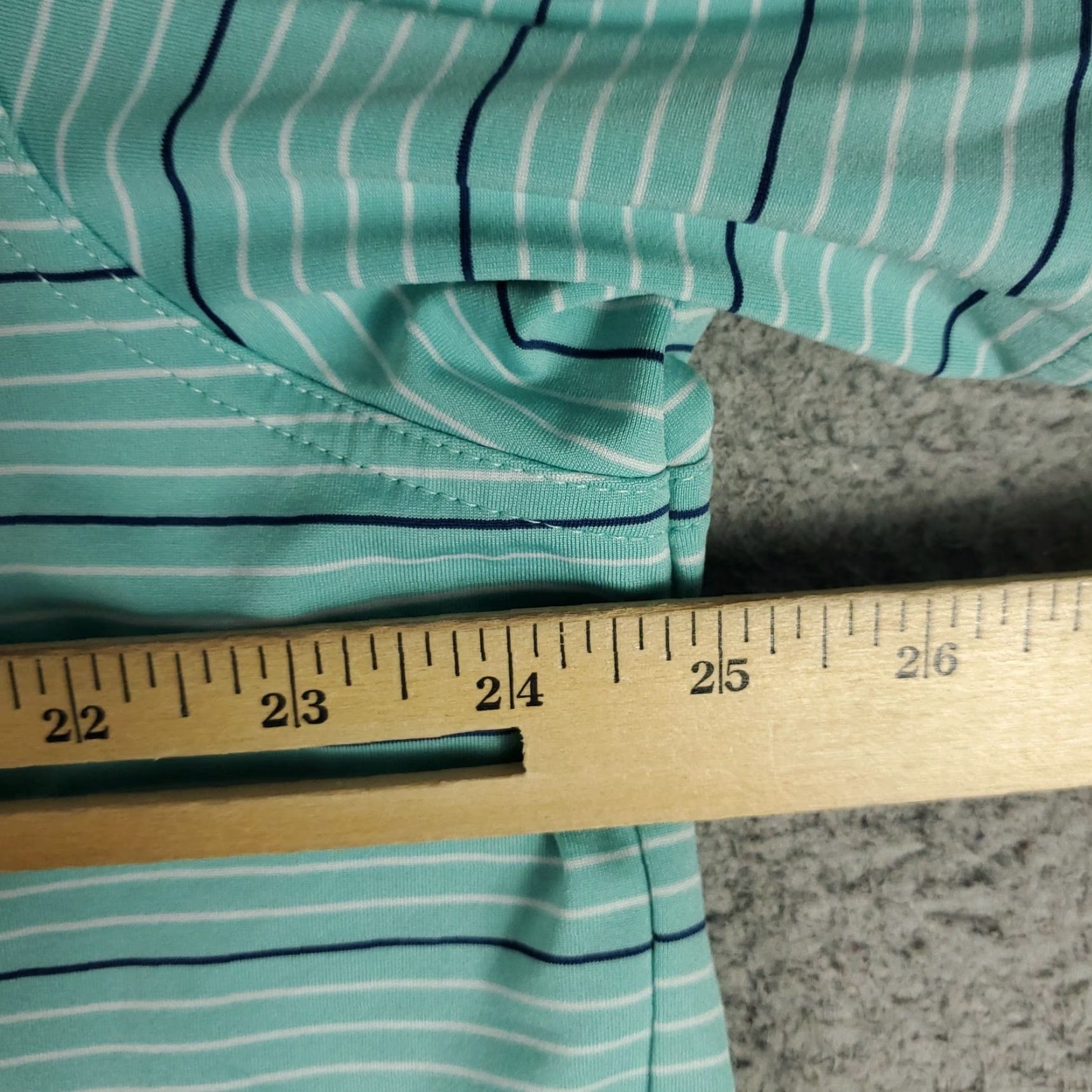 Vineyard Vines VINEYARD VINES Polo Shirt Mens XL Turquoise Striped Fort Lauderdale Golf Size US XL / EU 56 / 4 - 6 Thumbnail