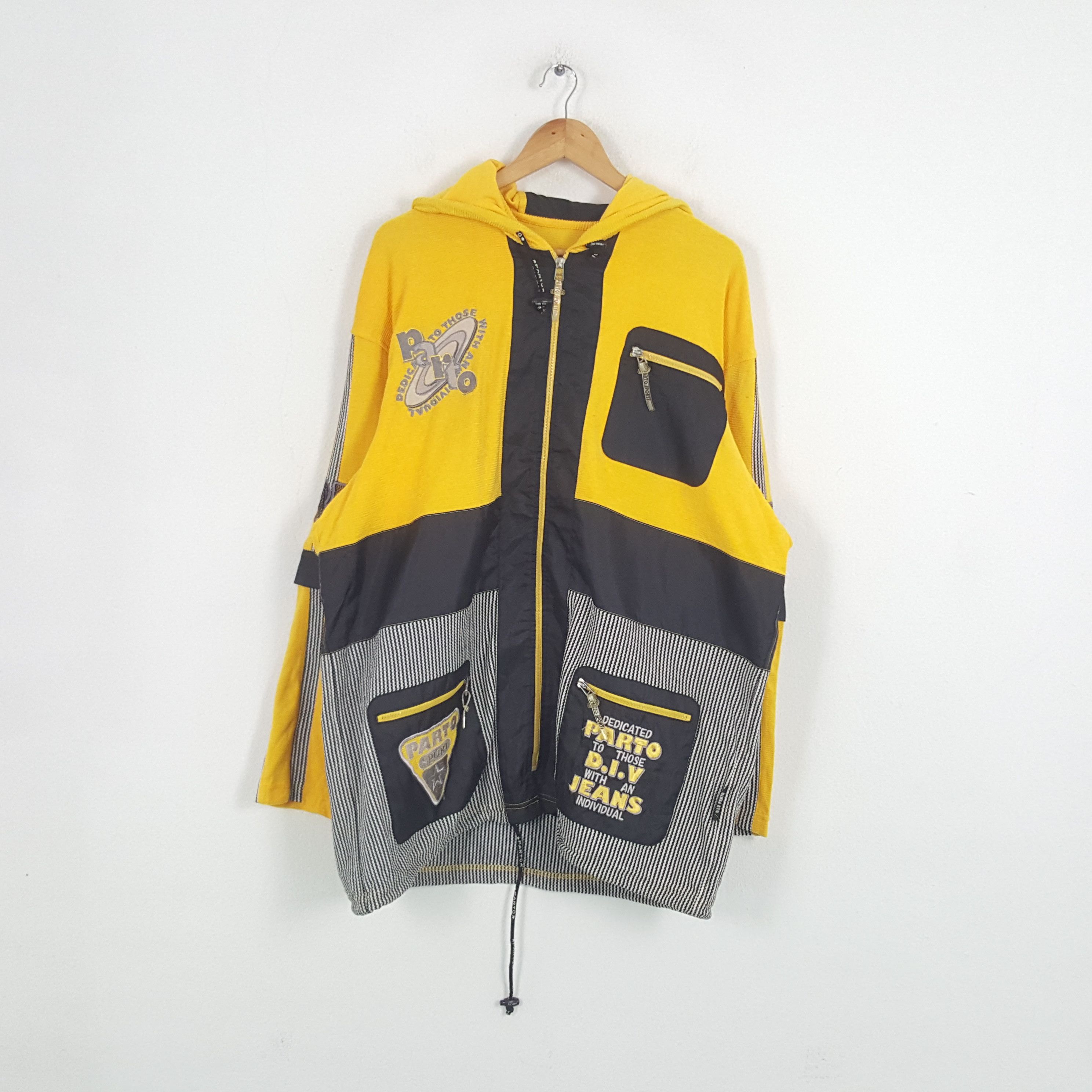 Vintage Vintage PARTO Japanese Sport Style Hoodie Jacket C279N10 Size US XXL / EU 58 / 5 - 3 Thumbnail