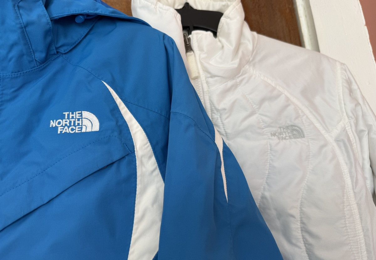 The North Face The North Face VINTAGE Hyvent Triclimate 3 in 1 Cyan/White Jacket Size L / US 10 / IT 46 - 4 Thumbnail