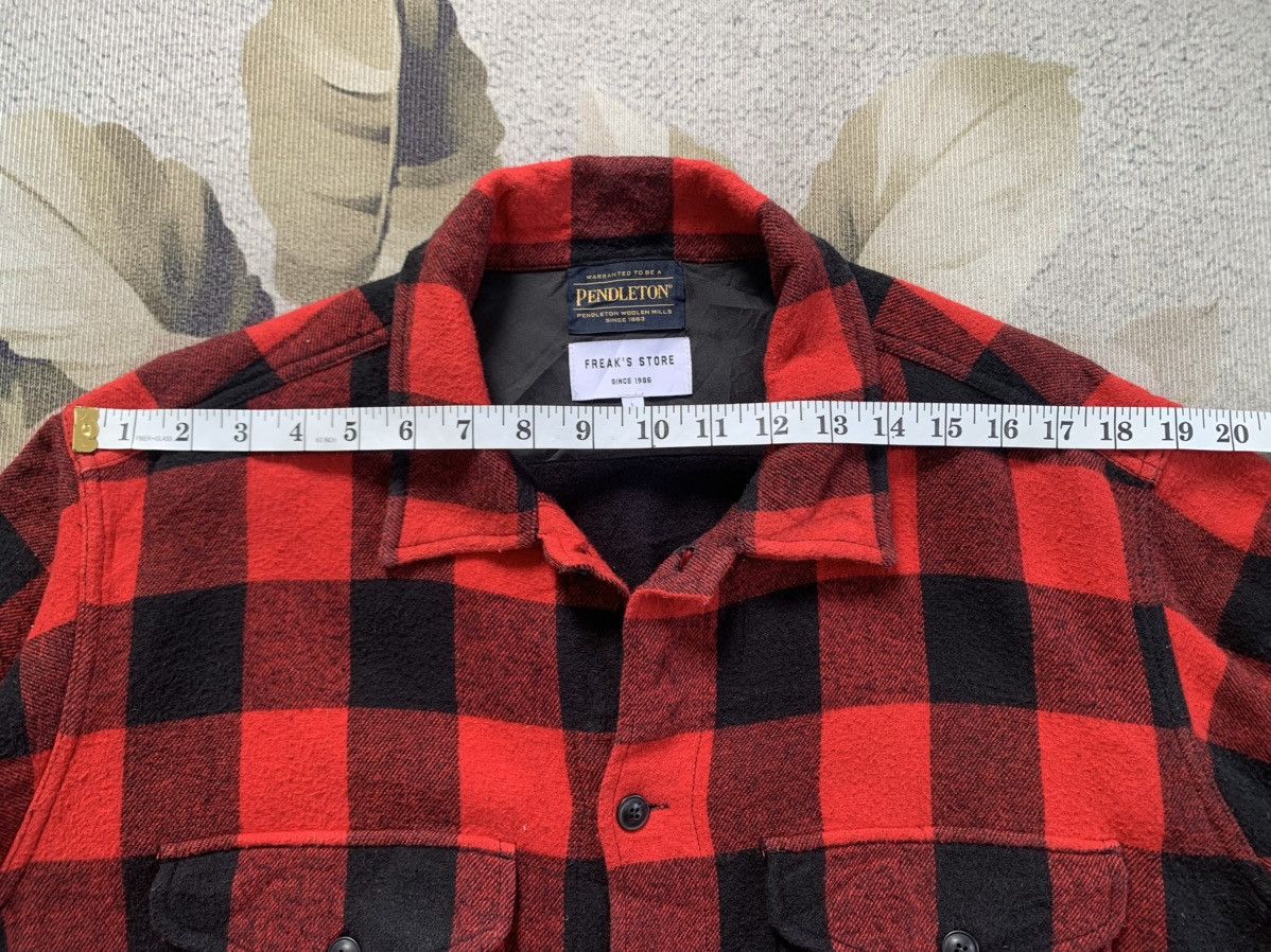 Pendleton Pendleton Freak's Store Wool Red Tartan Flannel Jacket Size US L / EU 52-54 / 3 - 9 Thumbnail
