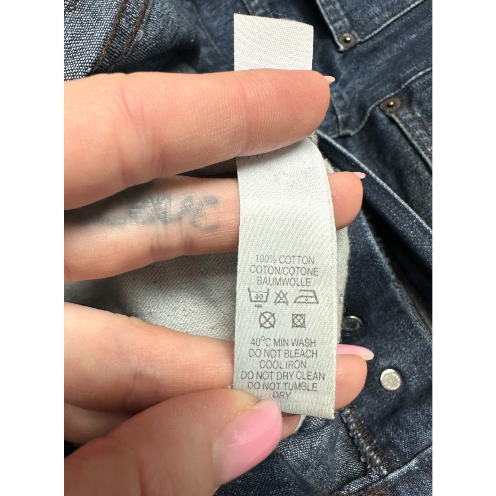 Paul Smith Paul Smith Jeans Denim Pants Mens Size 34 Blue Cotton Regular Straight Inseam 32" 76 cm 104 cm Knee Opening 22 cm Vintage No Size US 34 / EU 50 - 6 Thumbnail