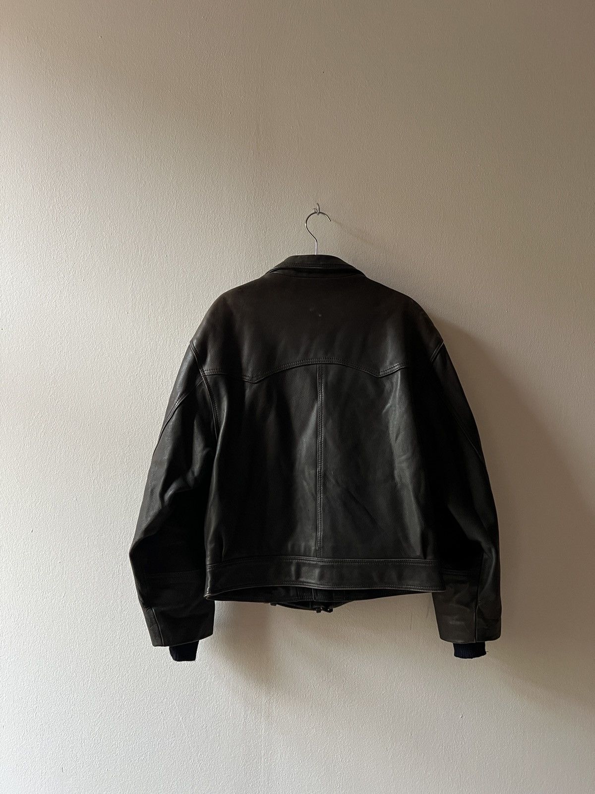 Vintage Vintage Leather Biker Jacket Size US XL / EU 56 / 4 - 10 Thumbnail