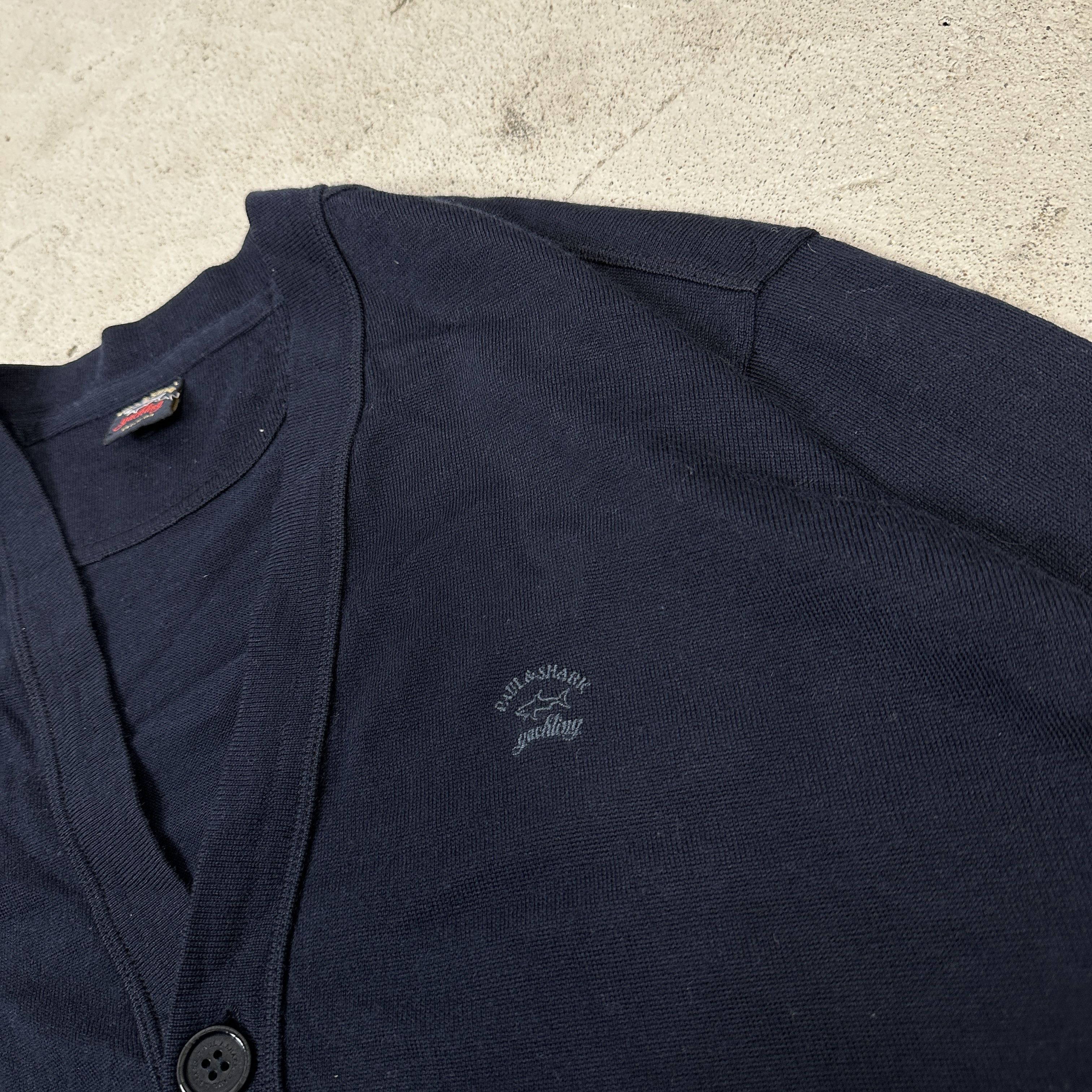 Paul & Shark × Vintage Vintage Paul&Shark Wool Cardigan Size US L / EU 52-54 / 3 - 2 Thumbnail