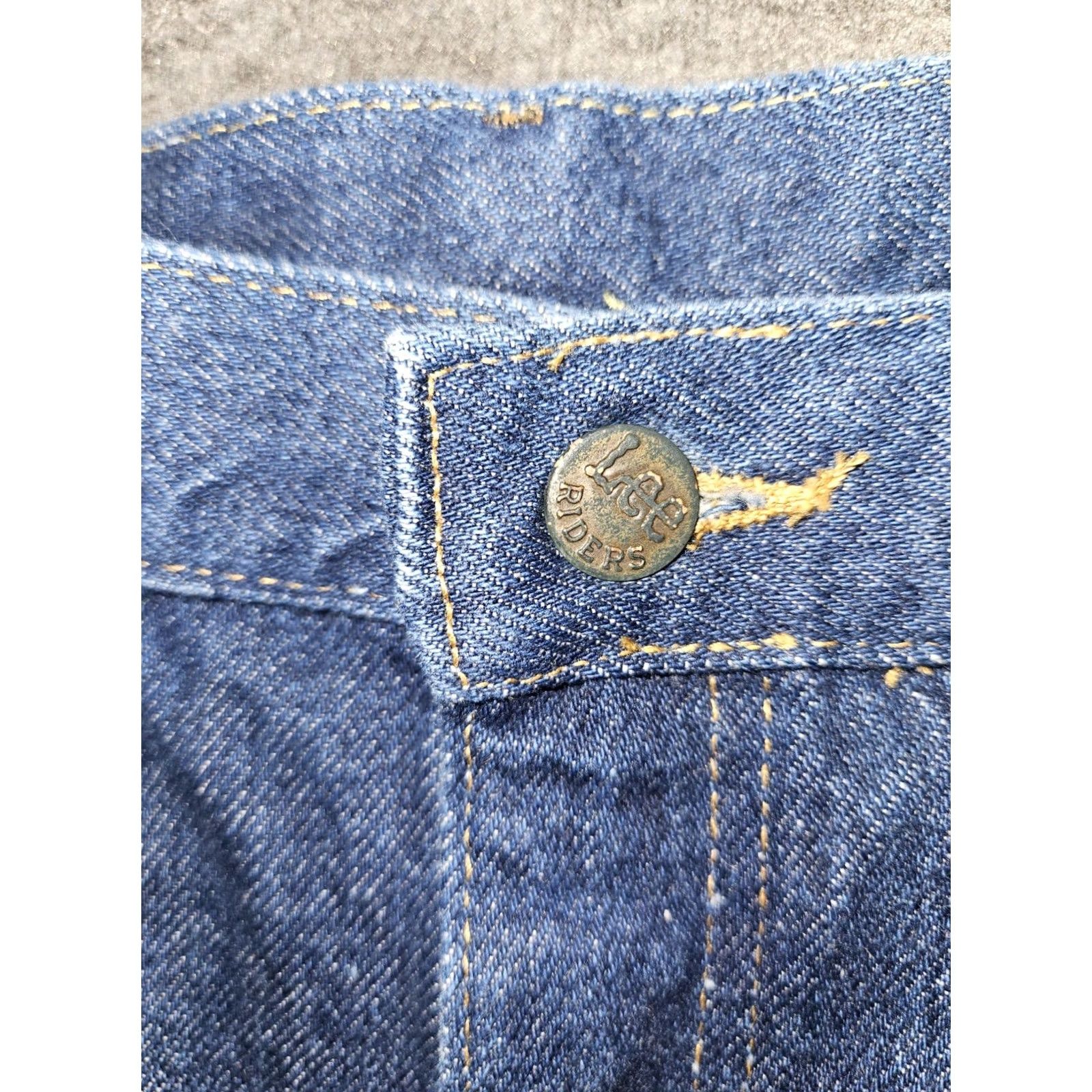 Lee VINTAGE LEE Jeans Women Medium Regular 26 30 High Rise Blue Denim USA 80s 90s Size 32" / US 10 / IT 46 - 7 Thumbnail