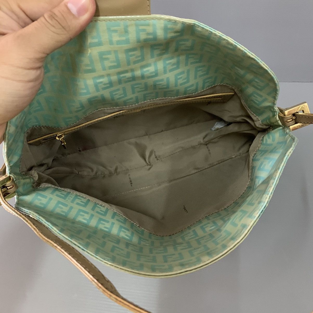 Fendi Fendi Zucchino Baguette Bag Size ONE SIZE - 12 Thumbnail