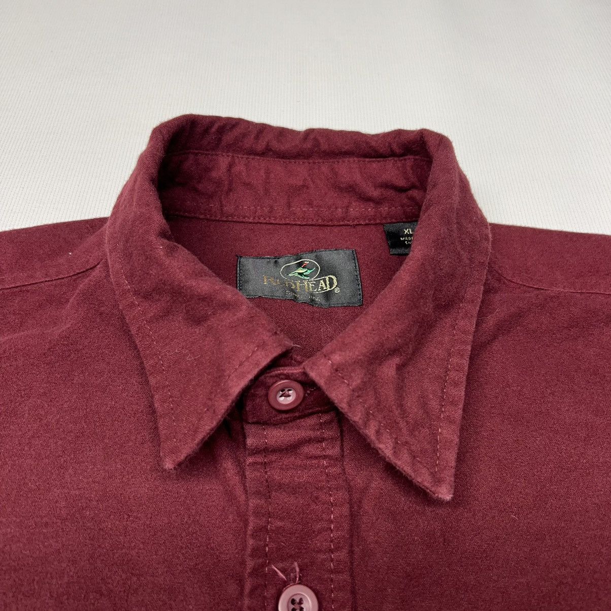 Redhead × Vintage VTG Redhead Flannel Shirt Red Button Up Outdoor Pocket Size US XL / EU 56 / 4 - 5 Thumbnail