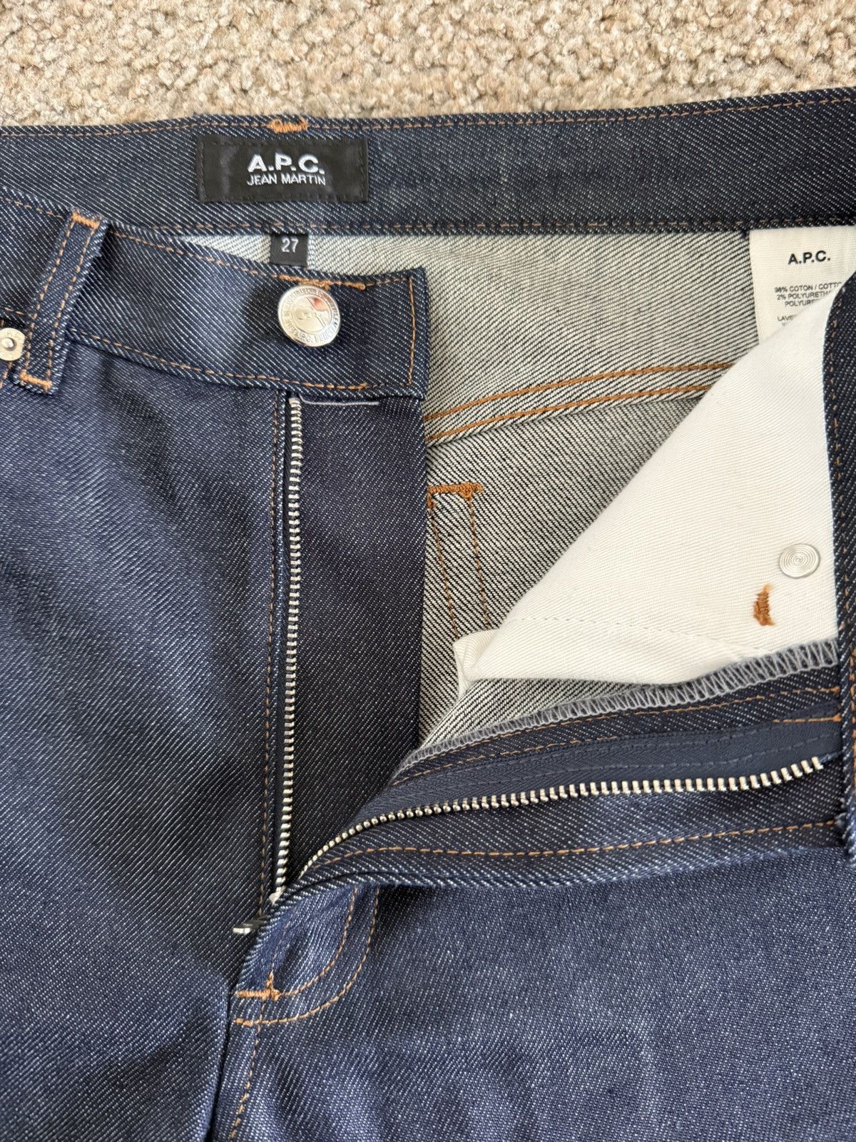 A.P.C. Jean Martin Size US 27 - 4 Thumbnail