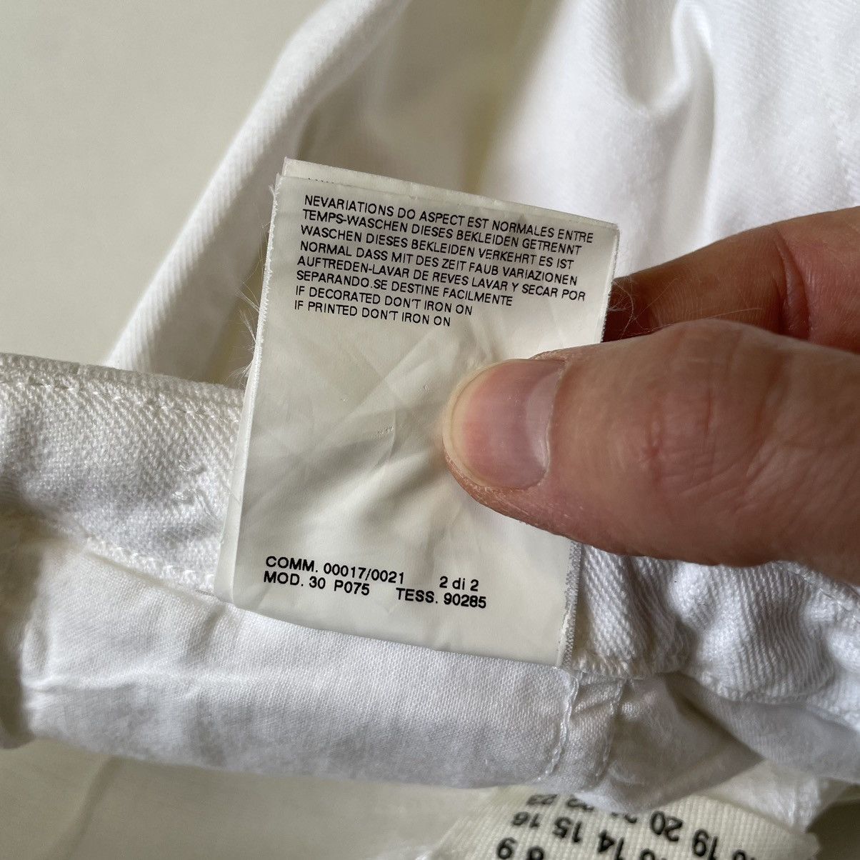 Maison Margiela S/S 02 White Cotton Work Pants Size US 32 / EU 48 - 7 Thumbnail
