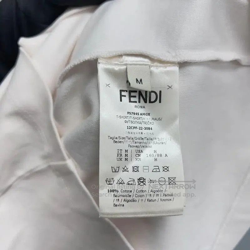 Fendi Fendi Summer White Cotton T-Shirt for Women . Size M / US 6-8 / IT 42-44 - 4 Thumbnail