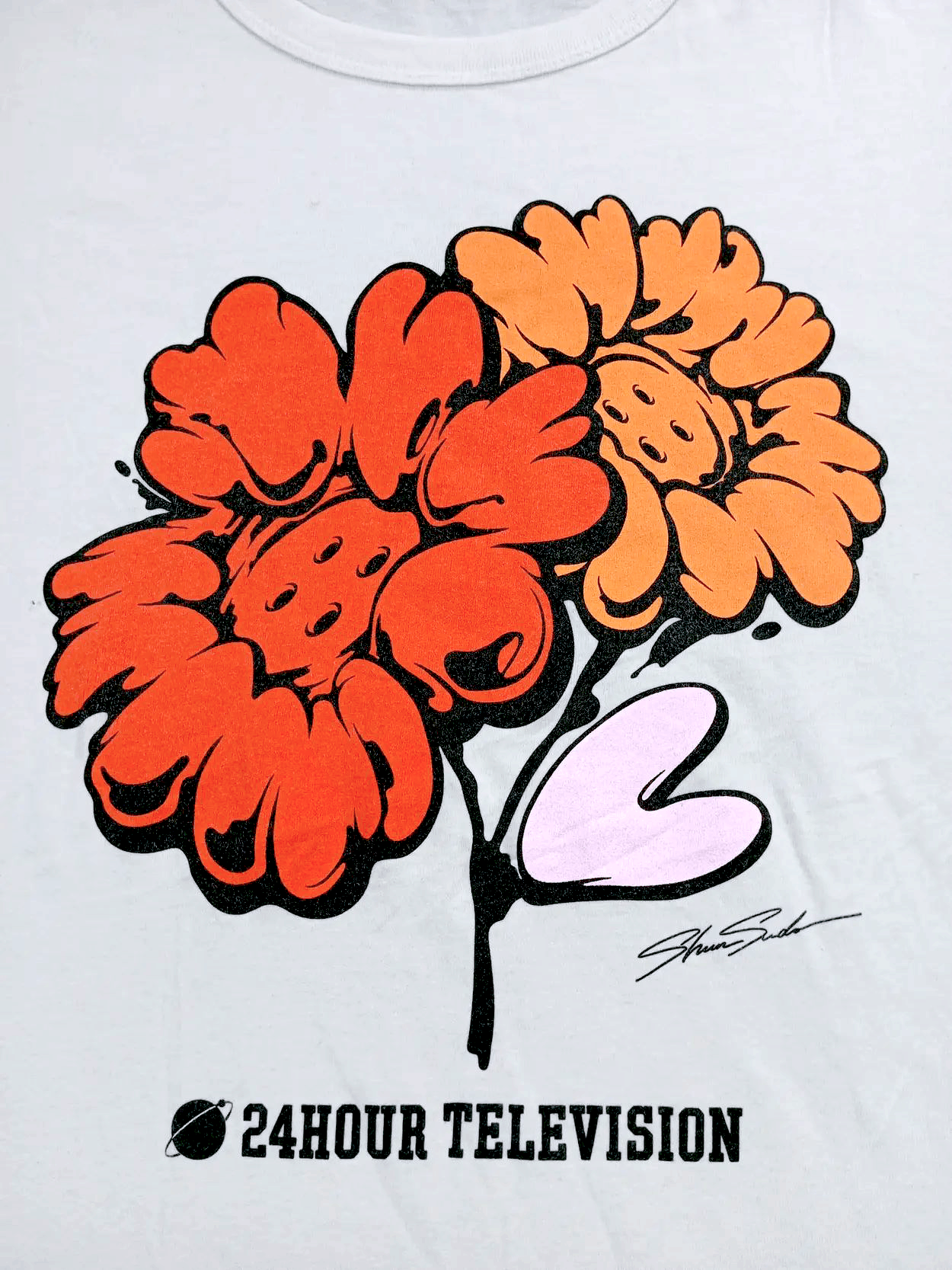 Japanese Brand × Vintage Vintage Single Stitch 24 Hour Television X Shun Sudo Tees Size US S / EU 44-46 / 1 - 6 Thumbnail