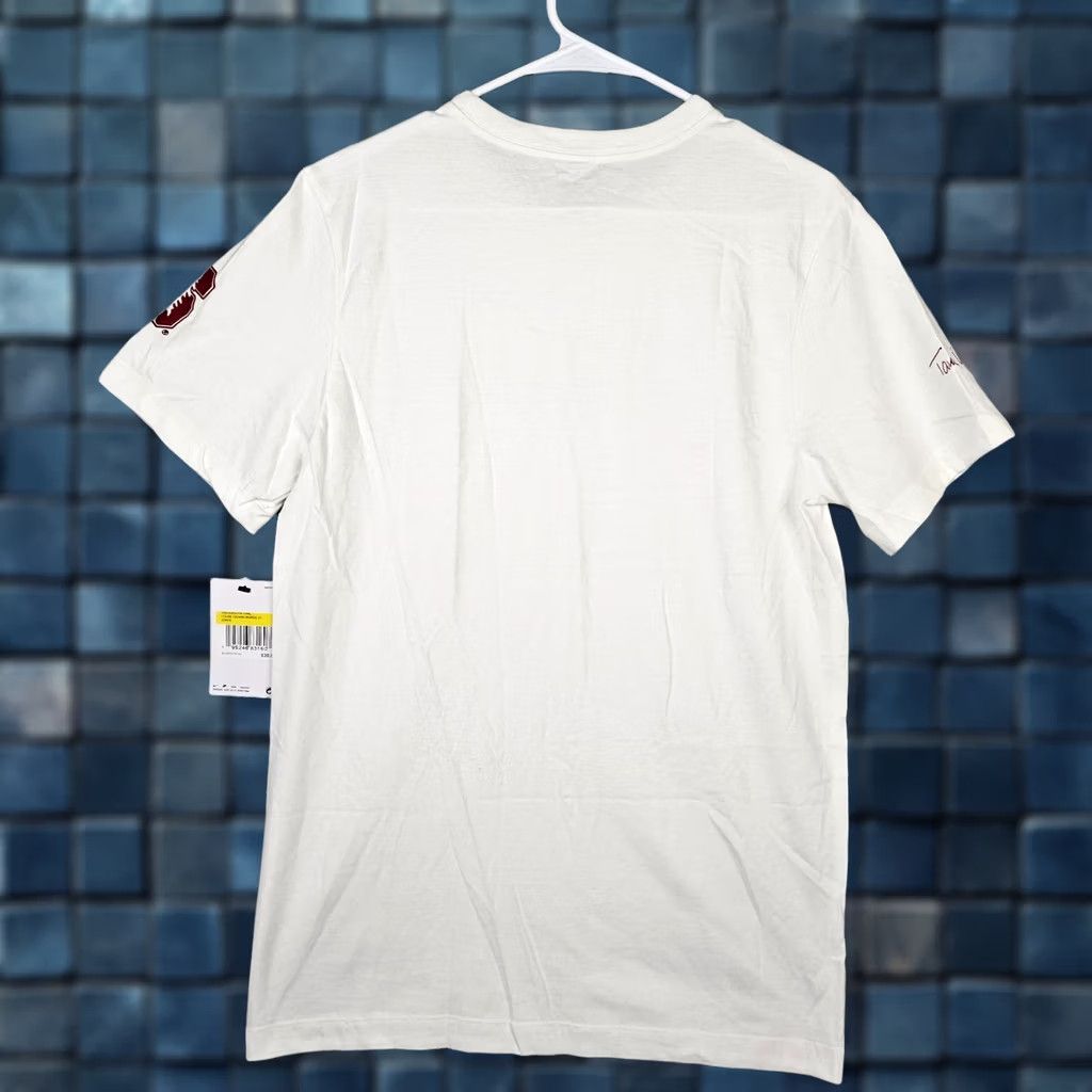 Nike Nike Tee Mens S White The Colbb Arawinsmss Short Sleeve Men Size NEW Size US 29 - 1 Thumbnail