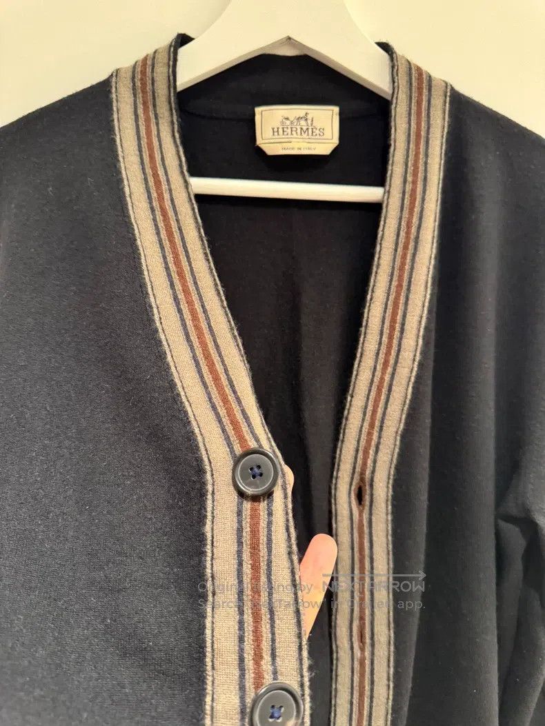 Hermes Hermes Men's Cashmere Cardigan Size US M / EU 48-50 / 2 - 3 Thumbnail