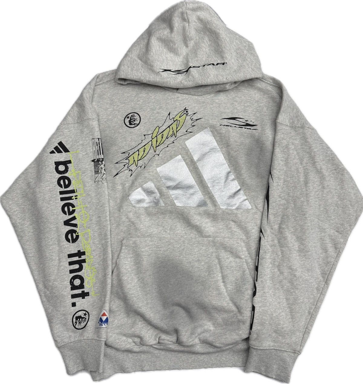 HELLSTAR Hellstar x Adidas Hoodie Size US L / EU 52-54 / 3 - 1 Thumbnail