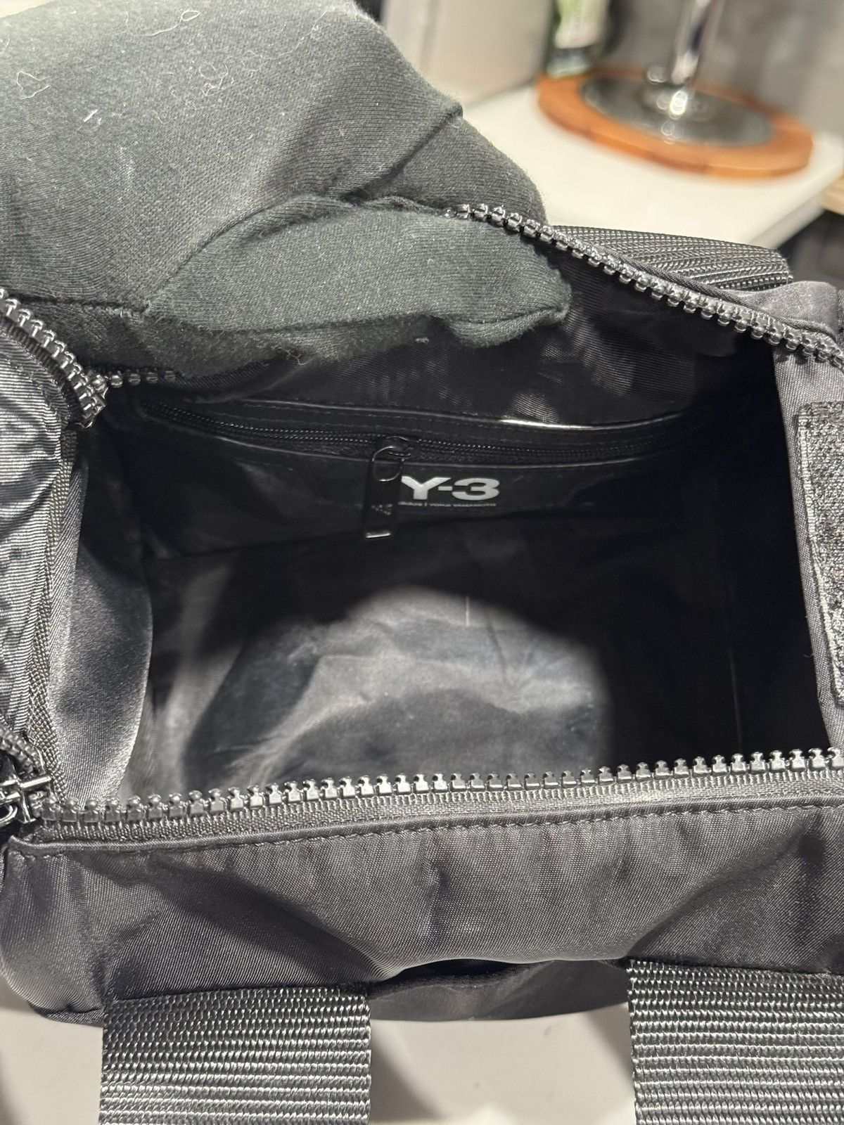 Y-3 adidas x Y-3 Yohji Yamamoto Crossbody Mini Duffel Bag Black Size ONE SIZE - 14 Thumbnail
