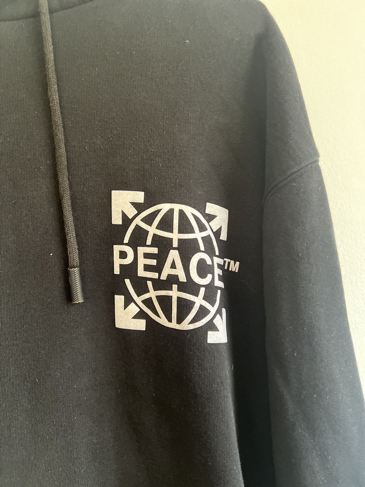 Off-White Off white seeing things Peace Hoodie Size US XL / EU 56 / 4 - 6 Thumbnail