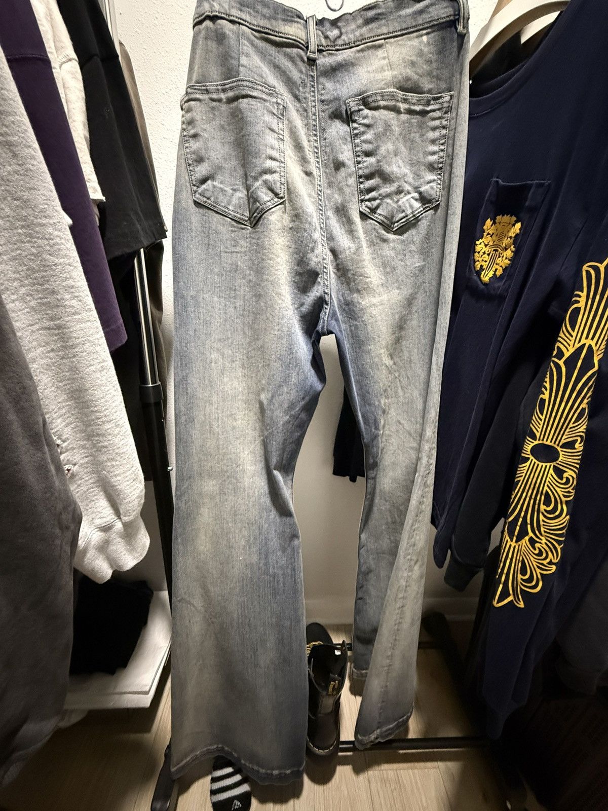 Rick Owens Sky blue bolans Size US 32 / EU 48 - 2 Thumbnail