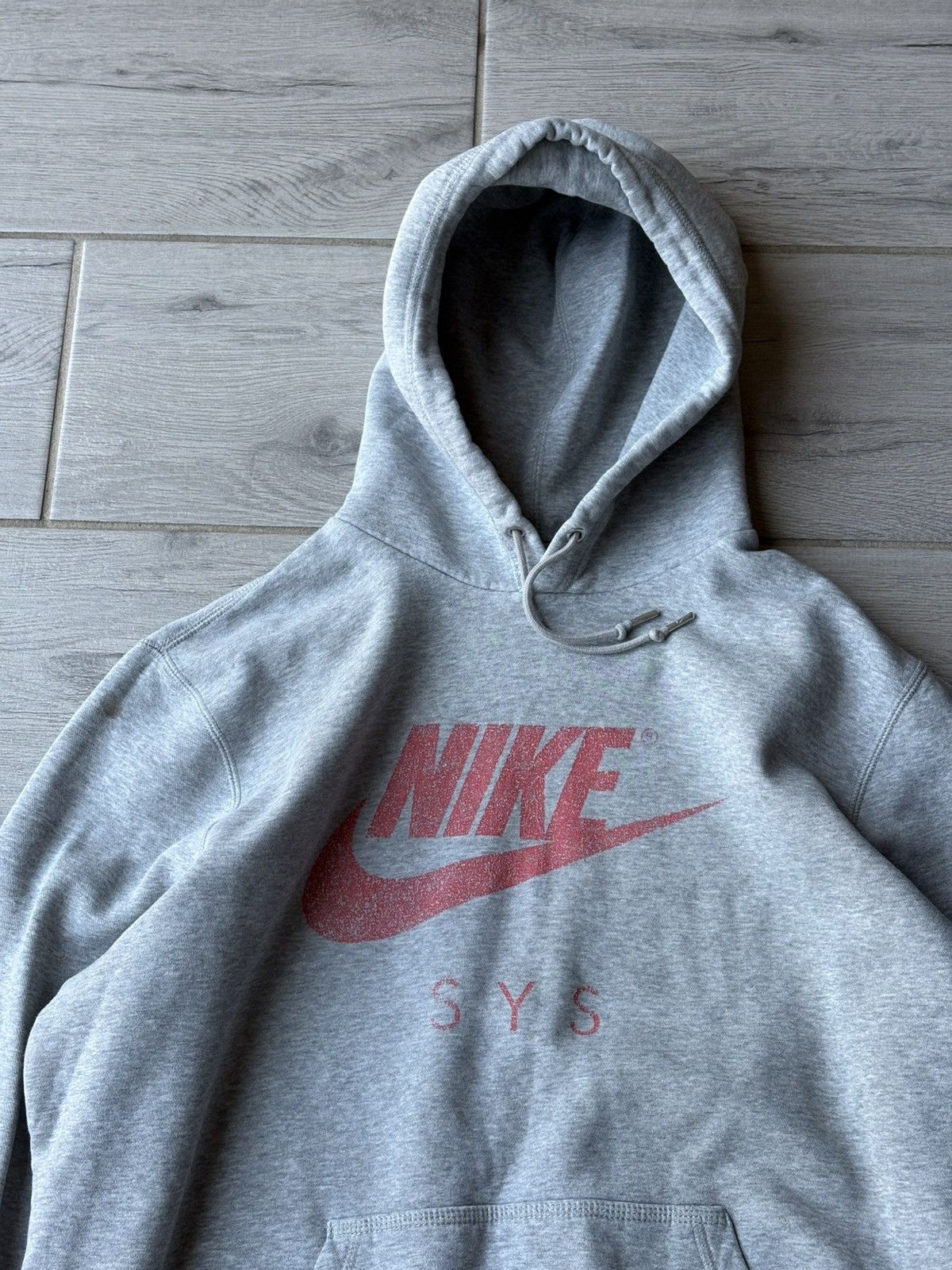 Nike VINTAGE Y2K NIKE SYS GREY HOODIE Size US L / EU 52-54 / 3 - 2 Thumbnail