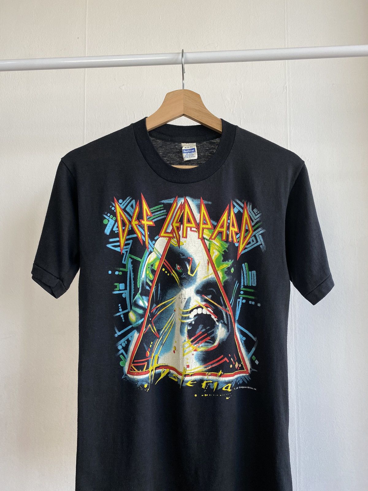Band Tees × Def Leppard × Vintage Vintage 1987 Def Leppard Hysteria tour band tee Size US M / EU 48-50 / 2 - 3 Thumbnail