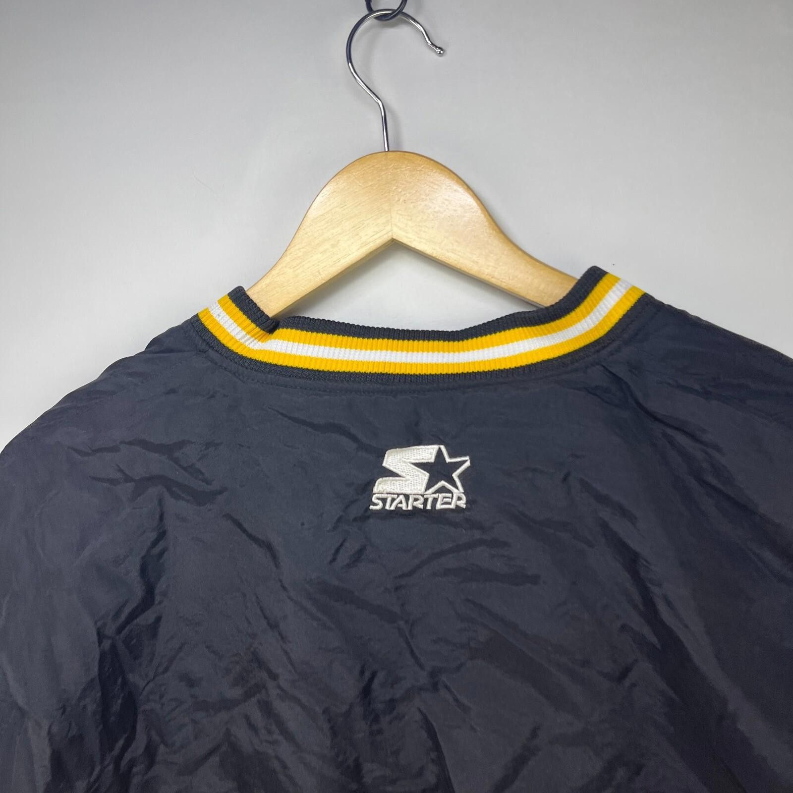 Starter Vintage 90s Starter Pittsburgh Steelers Pullover Jacket Size ONE SIZE - 12 Thumbnail