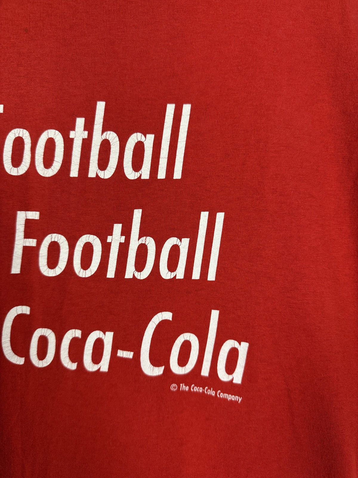 Coca Cola Vintage Coca Cola Euro 1996 England Soccer T-Shirt Enjoy XL Size US XL / EU 56 / 4 - 19 Thumbnail