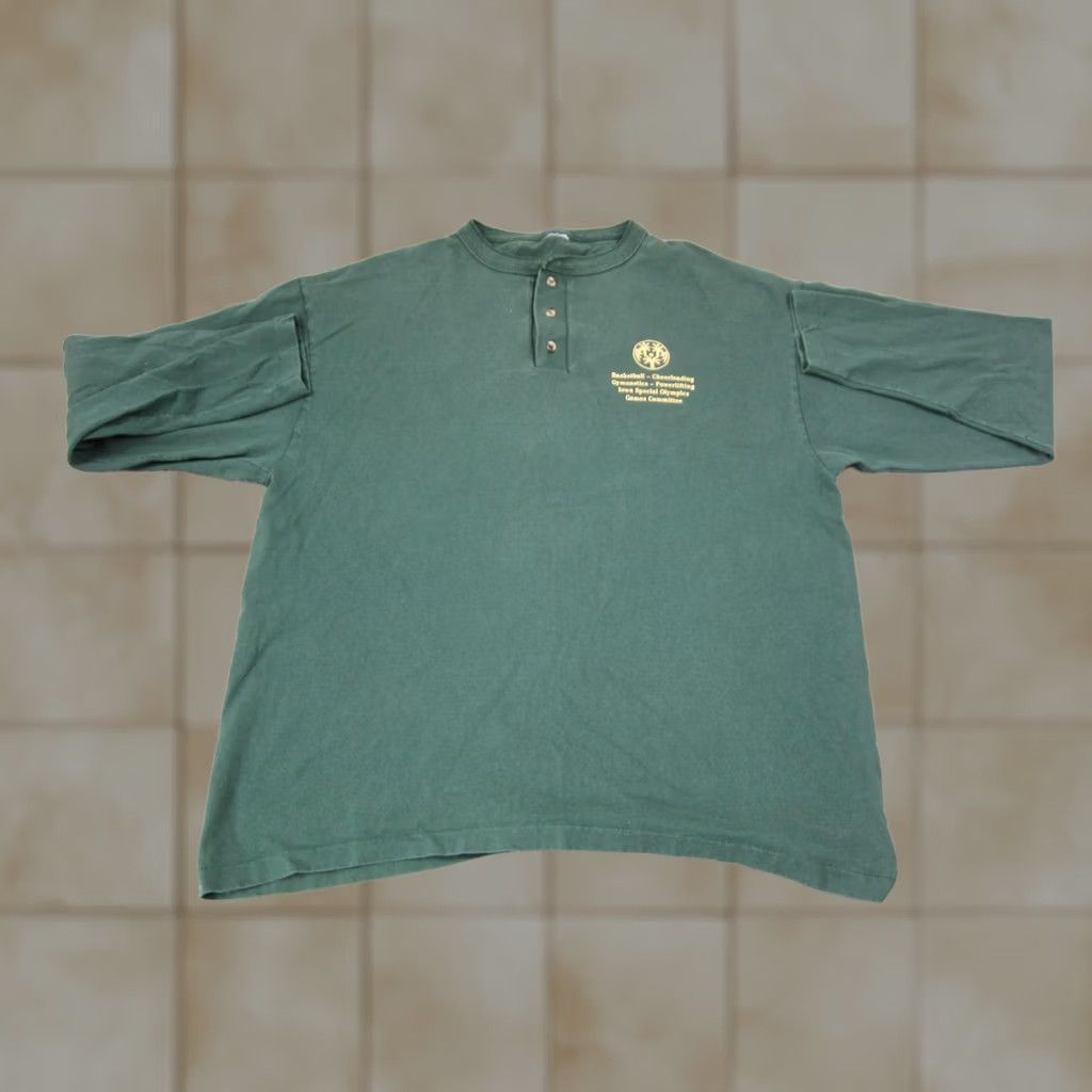Vintage VINTAGE Special Olympics Iowa Shirt Adult XL Green Single Stitch Size US XL / EU 56 / 4 - 1 Thumbnail