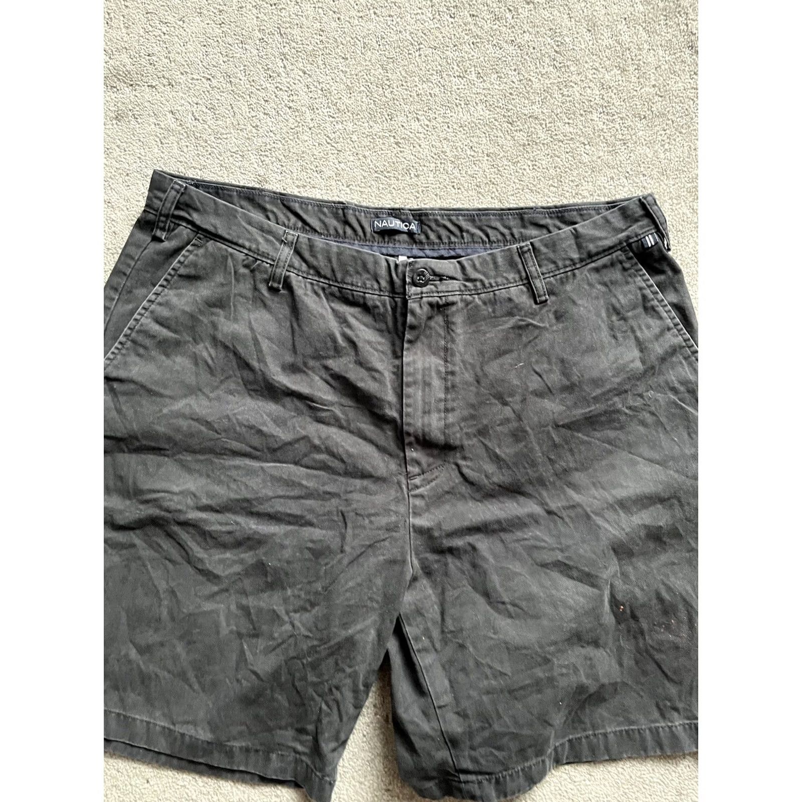 Nautica Nautica Shorts Mens Size 40 Black Casual Summer Cotton The Fit Size US 40 / EU 56 - 3 Thumbnail