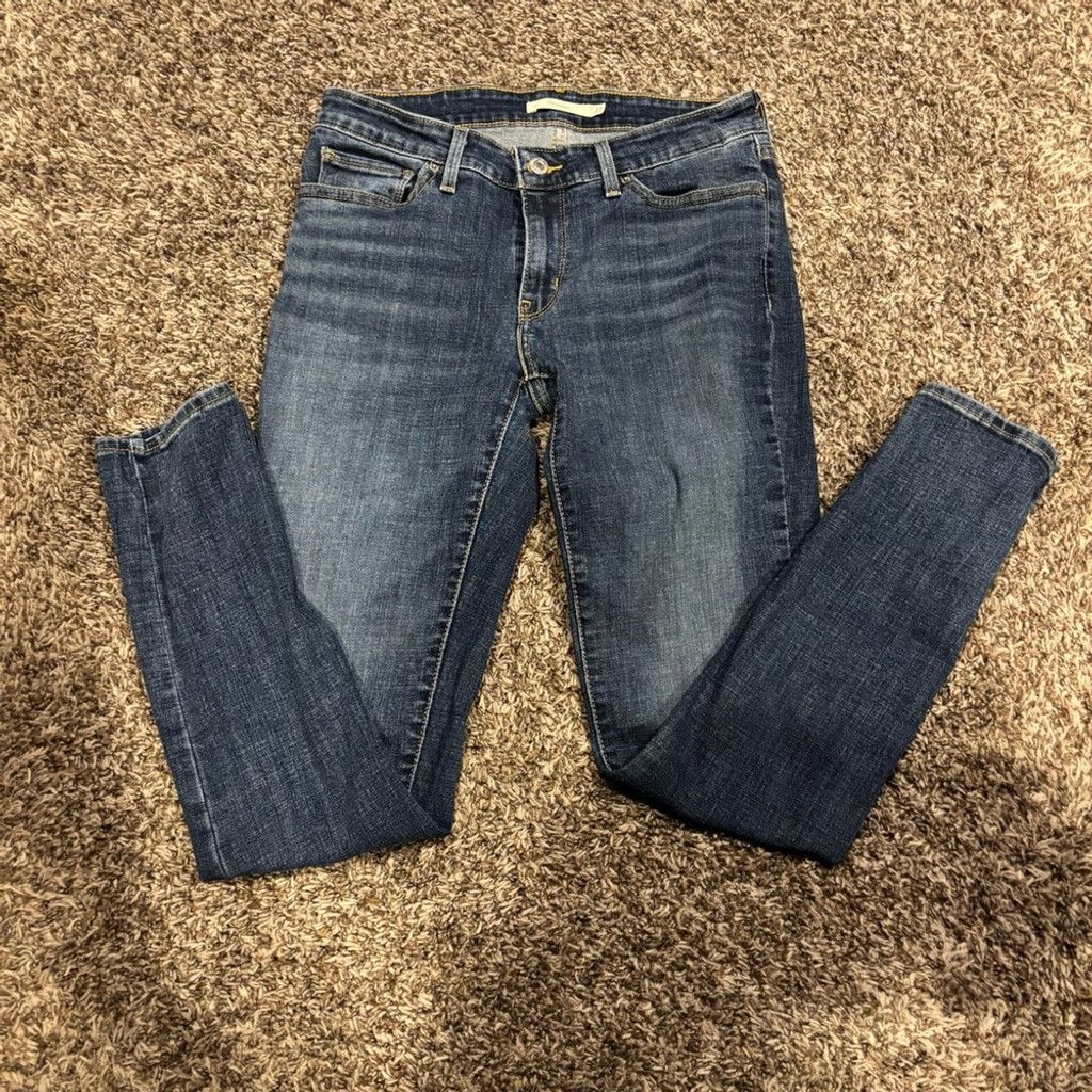 Levi's Levi's Women's 711 Blue Jeans Size 27" / US 4 / IT 40 - 6 Thumbnail