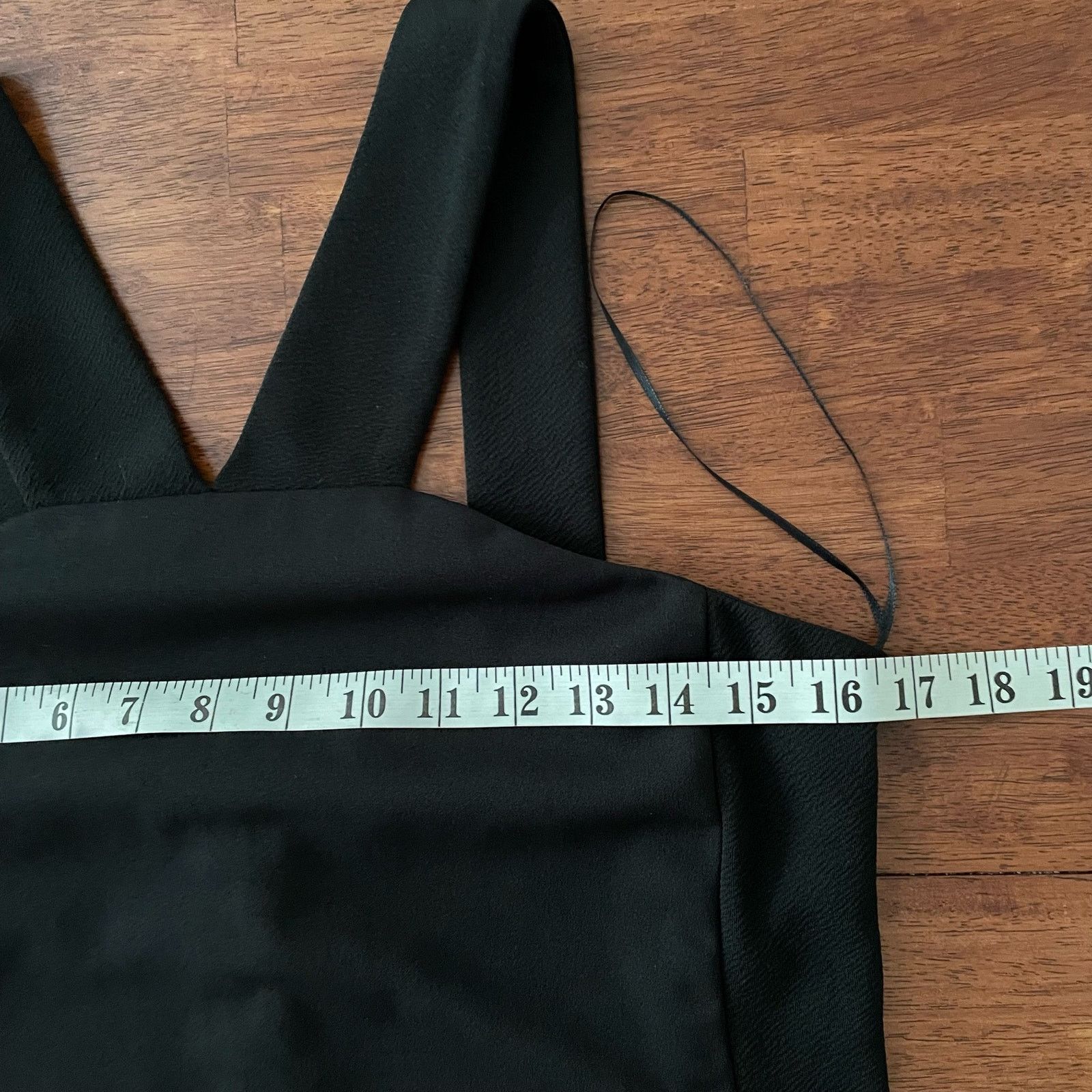 Zara Zara Crepe Sheath Dress Cross Over Neck Wide Straps Black L Size L / US 10 / IT 46 - 10 Thumbnail