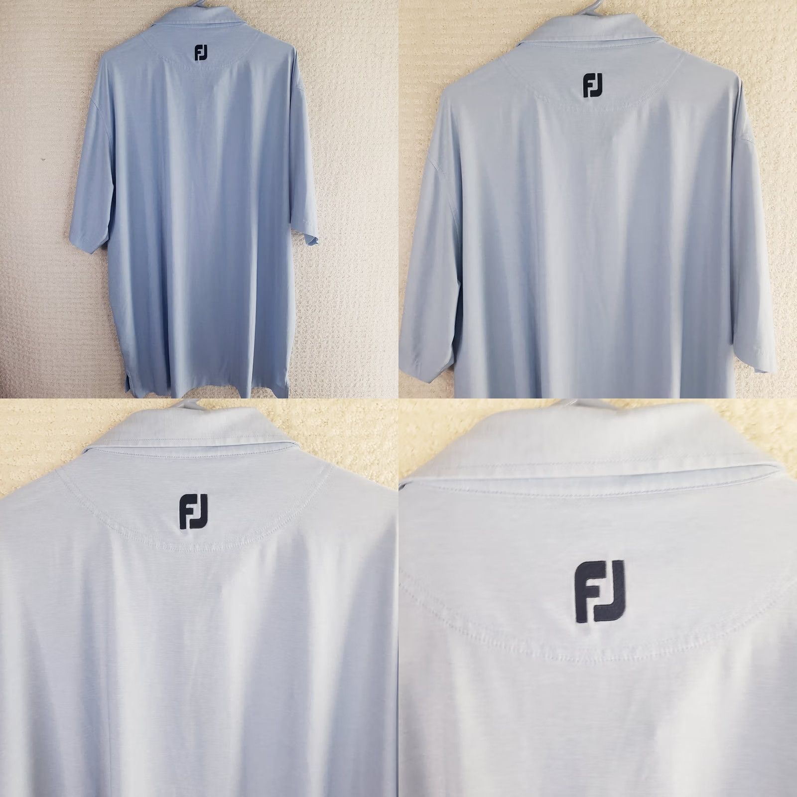 Footjoy FootJoy Polo Shirt Mens 2XL Blue Golf Performance Excellent! Size US XXL / EU 58 / 5 - 8 Thumbnail