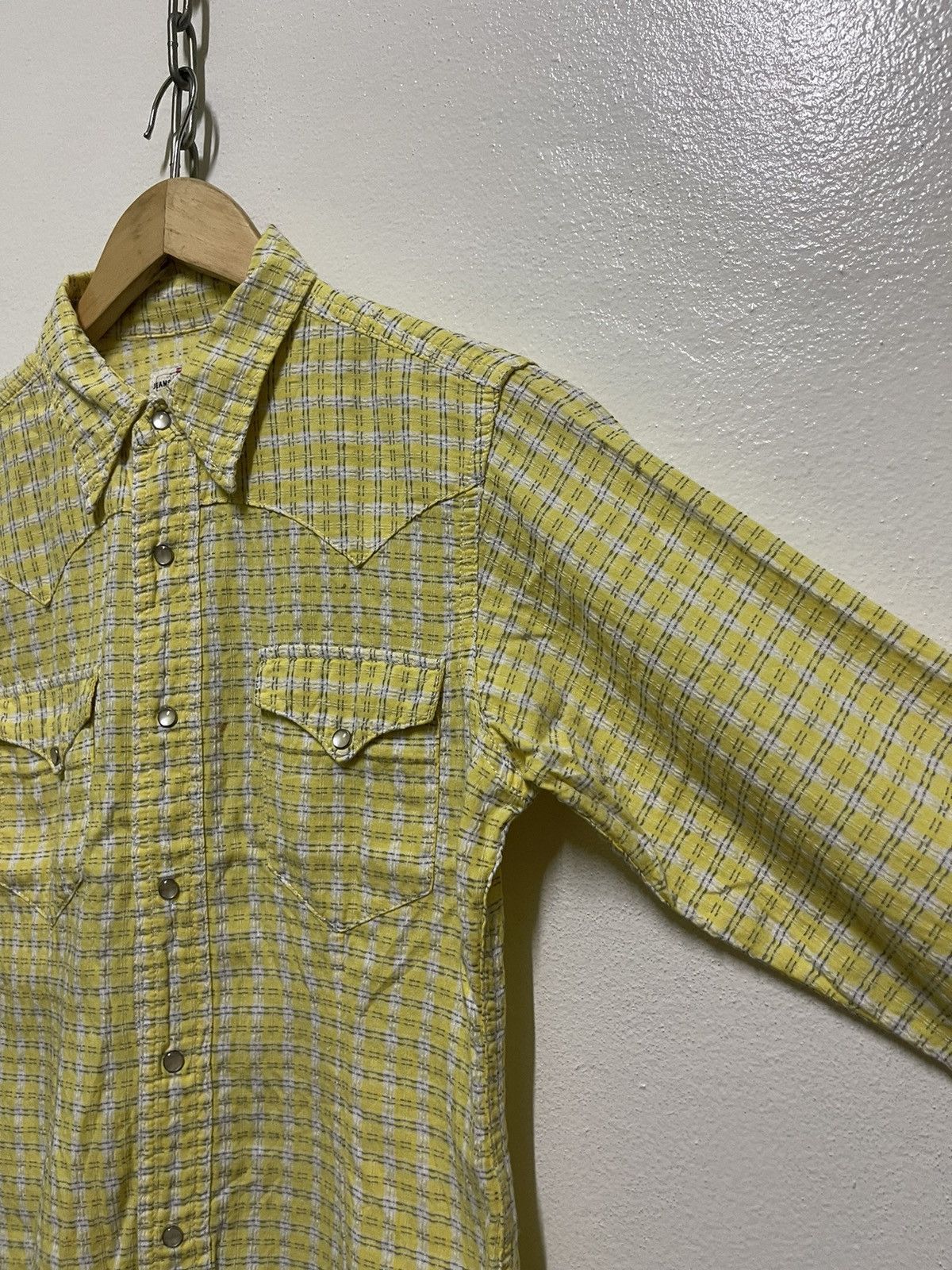 Levi's × Levi's Vintage Clothing Levis For Women Western Shirt Snap Button Size M / US 6-8 / IT 42-44 - 5 Thumbnail