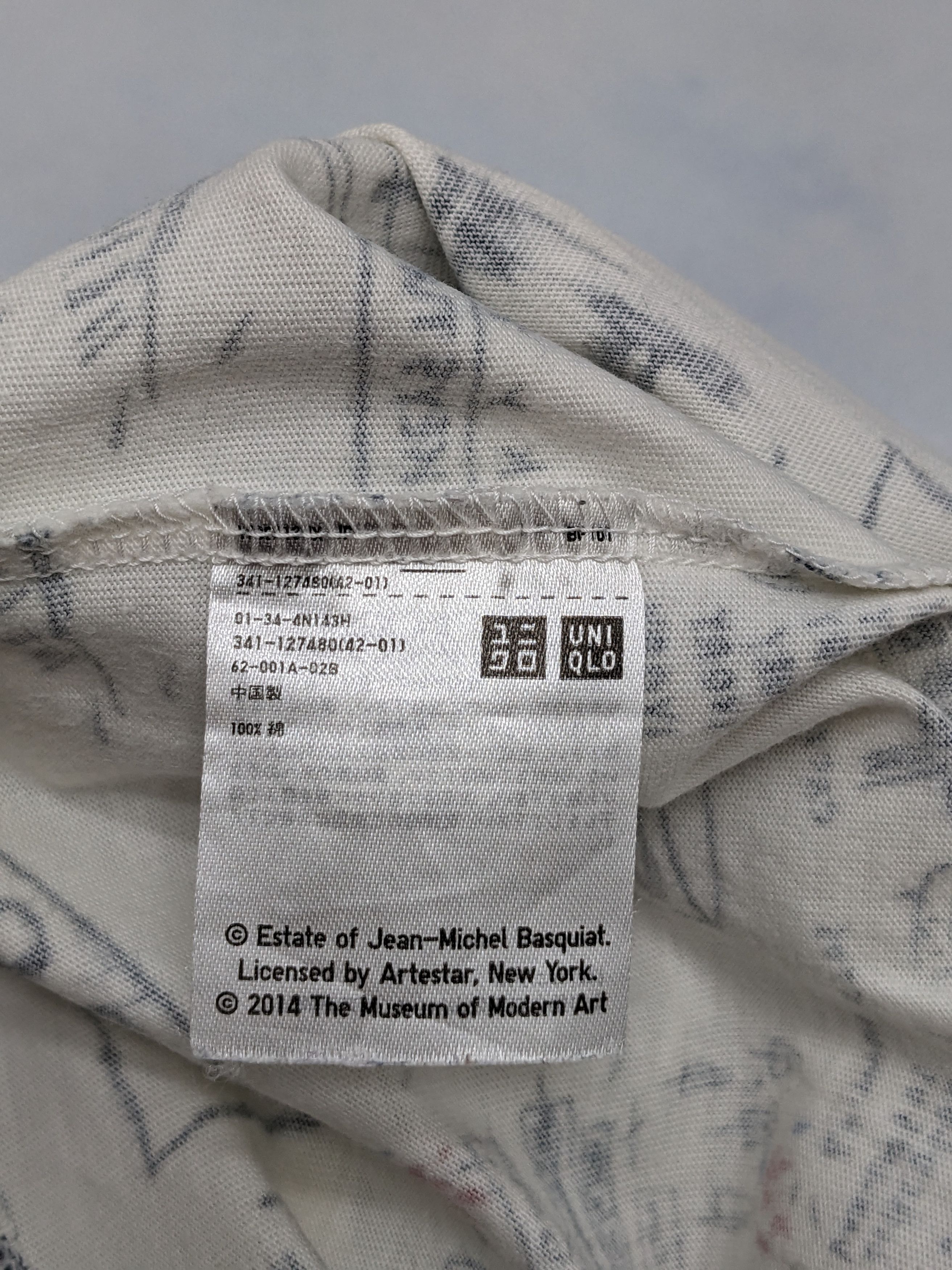 Jean-Michel Basquiat Japanese Brand uniqlo X Jean Michel Basquiat X Moma Tshirt Size US L / EU 52-54 / 3 - 9 Thumbnail