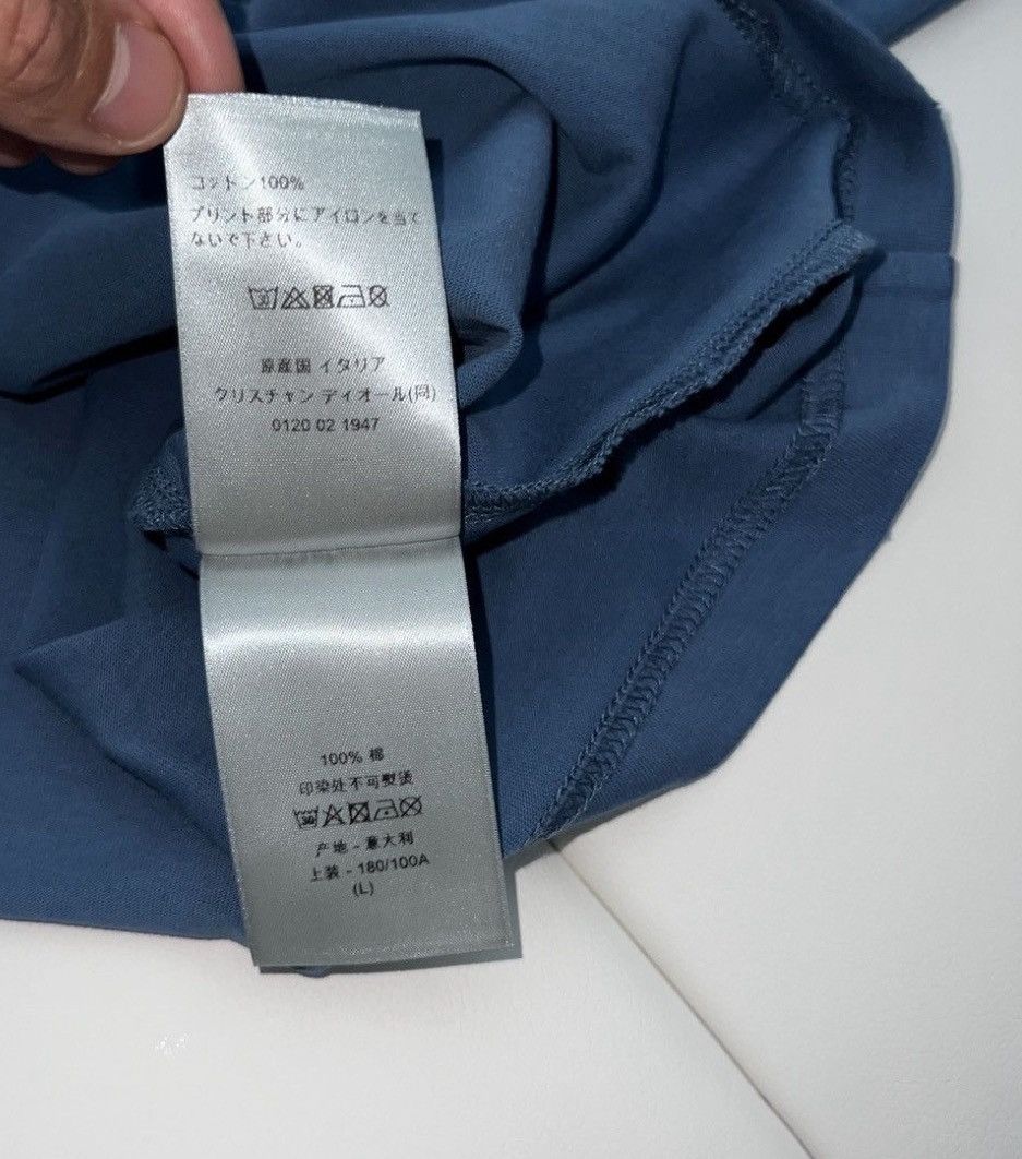Dior Dior Italic Blue Logo Tee Size US M / EU 48-50 / 2 - 2 Thumbnail