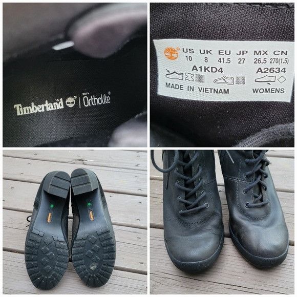 Timberland Timberland Camdale Lace-up 6" black Nubuck Suede Leather Chu Size US 10 / IT 40 - 7 Thumbnail