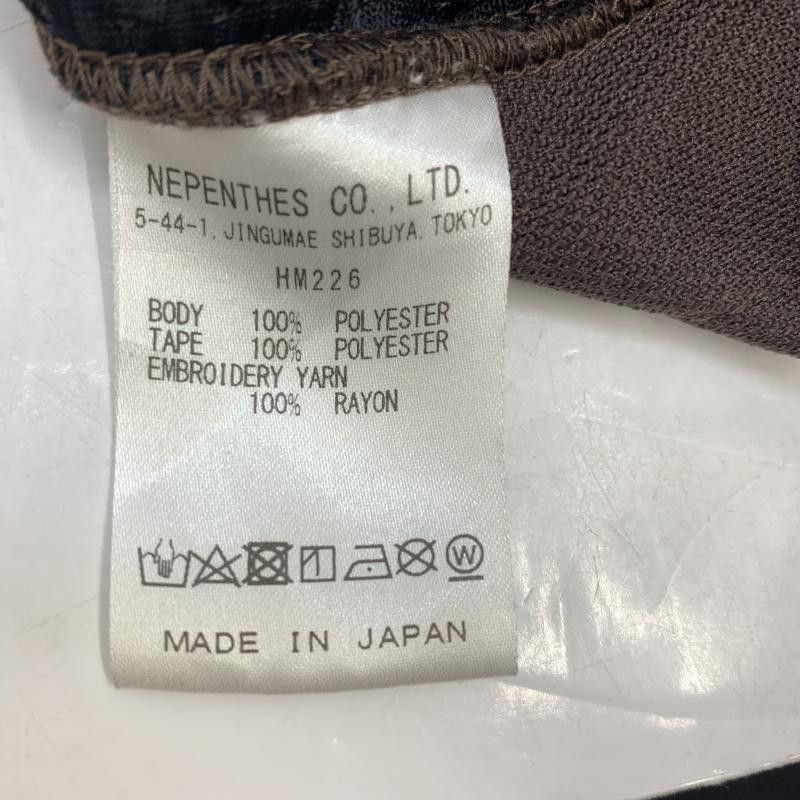 Needles Sweat Pants Logo Zip Pocket Polyester Brown Size US 31 - 6 Thumbnail