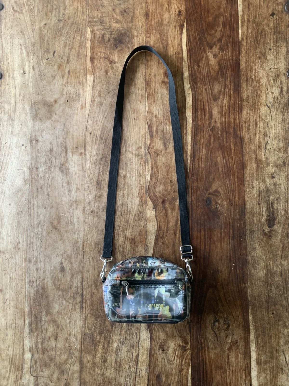 90s Shin&Co Holographic Cross Body Belt Bag