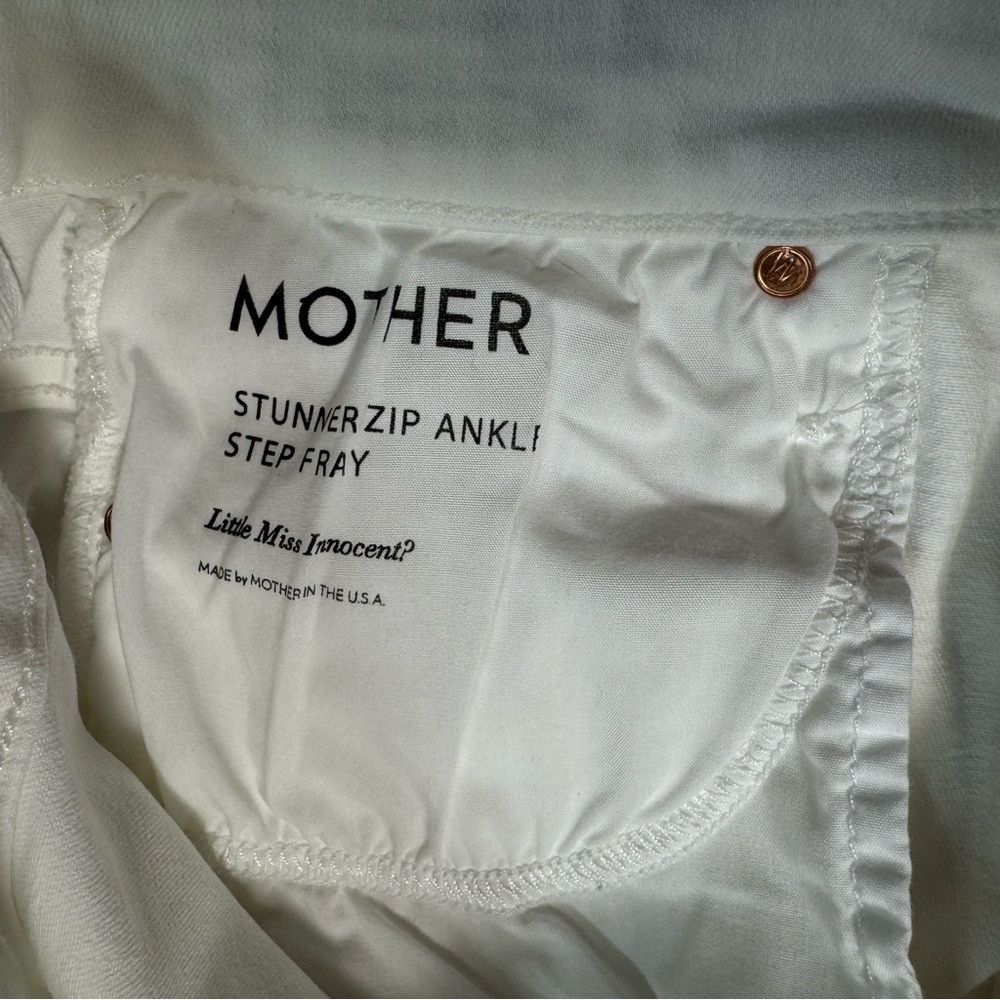 MOTHER MOTHER Stunner Zip Ankle Step Fray in Little Miss Innocent Size 28" / US 6 / IT 42 - 8 Thumbnail