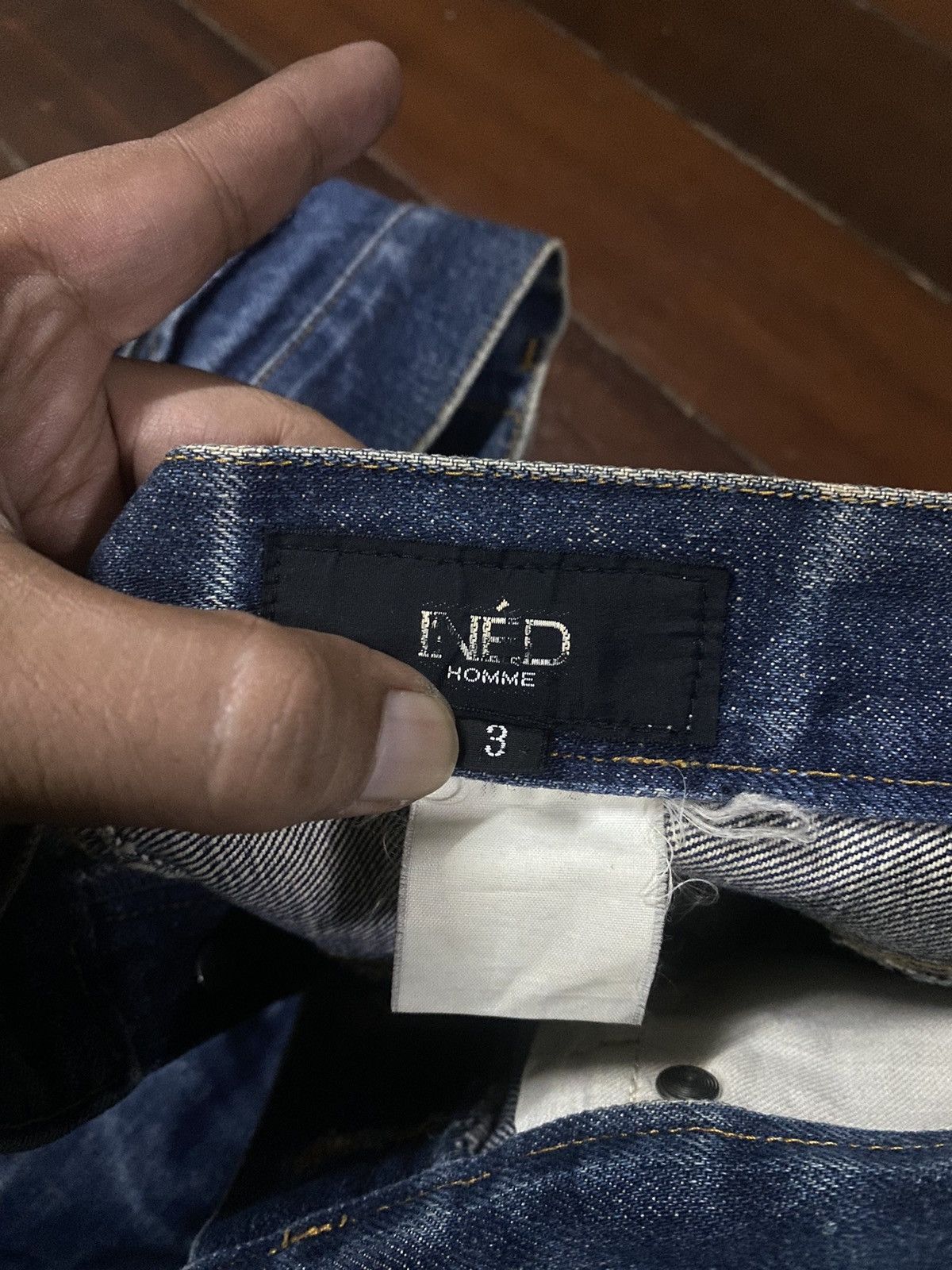 Yohji Yamamoto Vintage INED Homme BY Yohji Yamamoto BOOT CUT Distressed Size US 32 / EU 48 - 17 Thumbnail