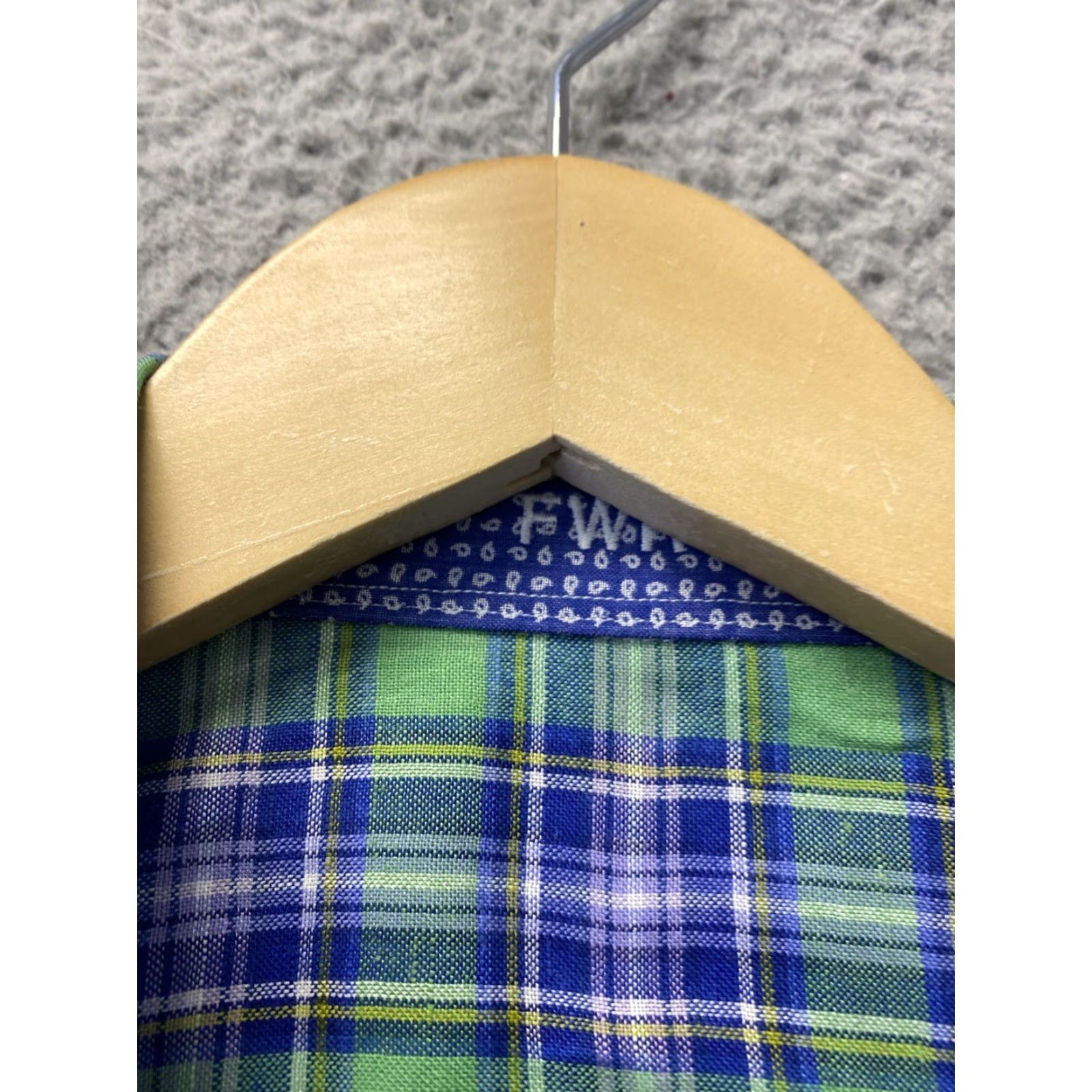 Vintage J Hilburn Long Sleeve Button Shirt Mens M Green Plaid Lightweight Slim /0481 Size US M / EU 48-50 / 2 - 5 Thumbnail