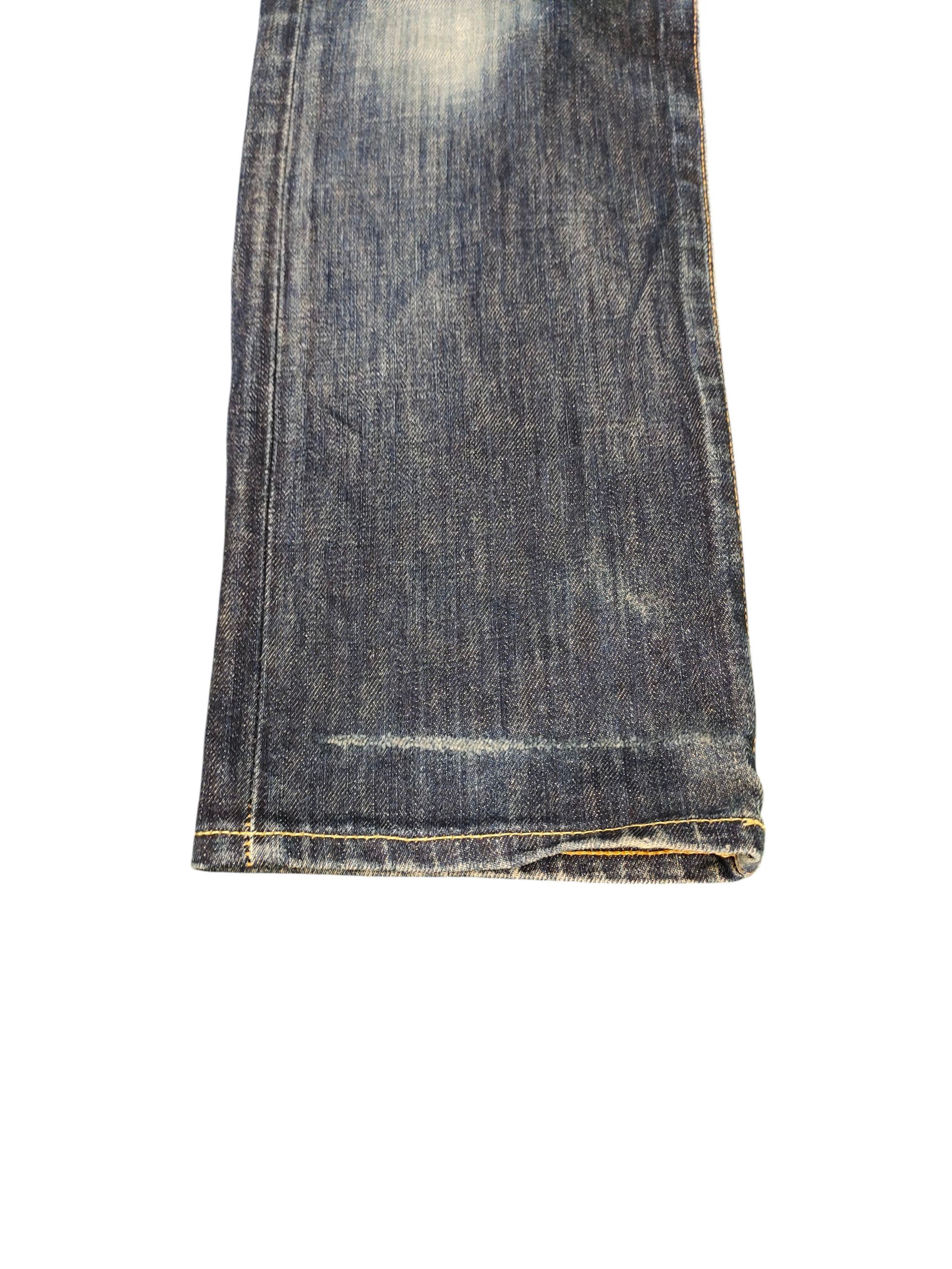 Polo Ralph Lauren Vintage Polo Ralph Lauren Varick Slim Straight Distress Jean Size US 31 - 6 Thumbnail