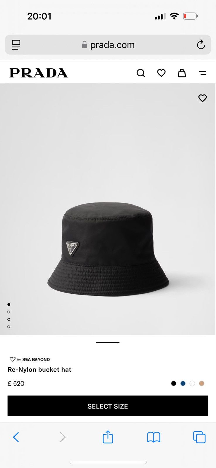 Prada PRADA bucket hat marked size M see ALL PHOTOS AND MEASURES Size ONE SIZE - 23 Thumbnail