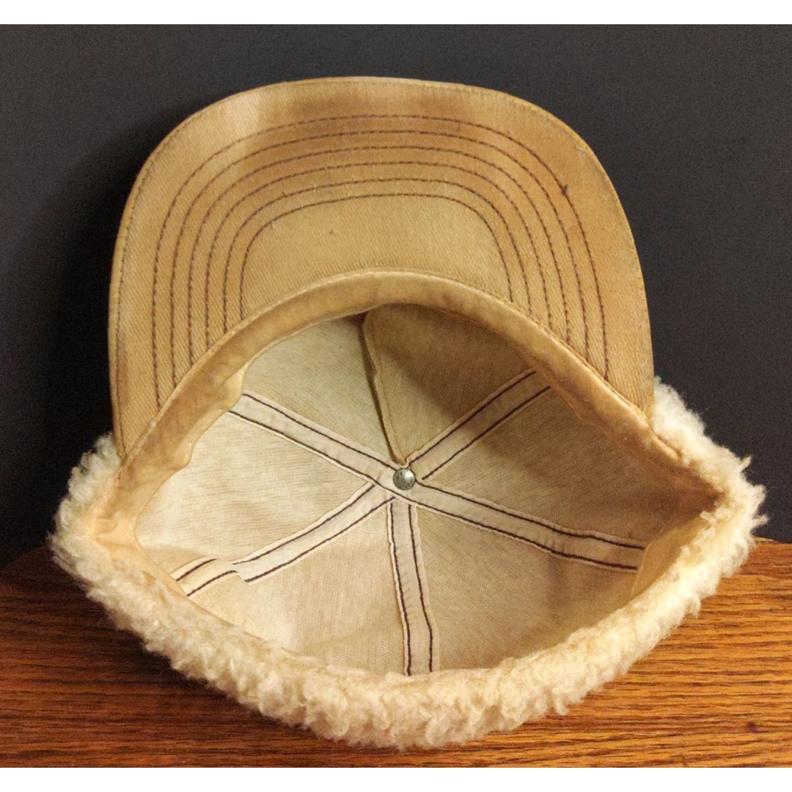 Vintage Vintage Garst Seed Corn Faux Suede Trapper Hat Beige Large L Men Workwear Cap Size US L / EU 52-54 / 3 - 7 Thumbnail