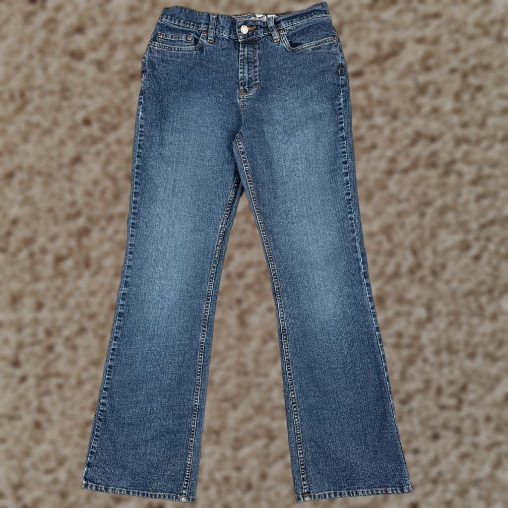 Old Navy Old Navy Jeans Womens 2 Short Blue Denim Bootcut Mid Rise Cotton Stretch 28x29 Size 26" / US 2 / IT 38 - 1 Thumbnail