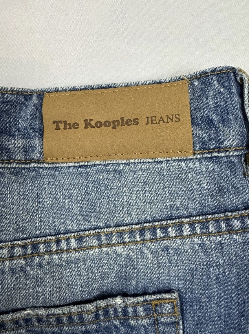 The Kooples Distressed / Ripped Denim Pencil Skirt Size 25" / US 0 / IT 36 - 6 Thumbnail
