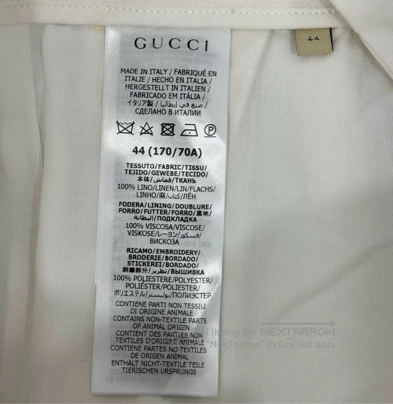 Gucci Gucci Linen Logo Shorts. Size US 28 / EU 44 - 5 Thumbnail