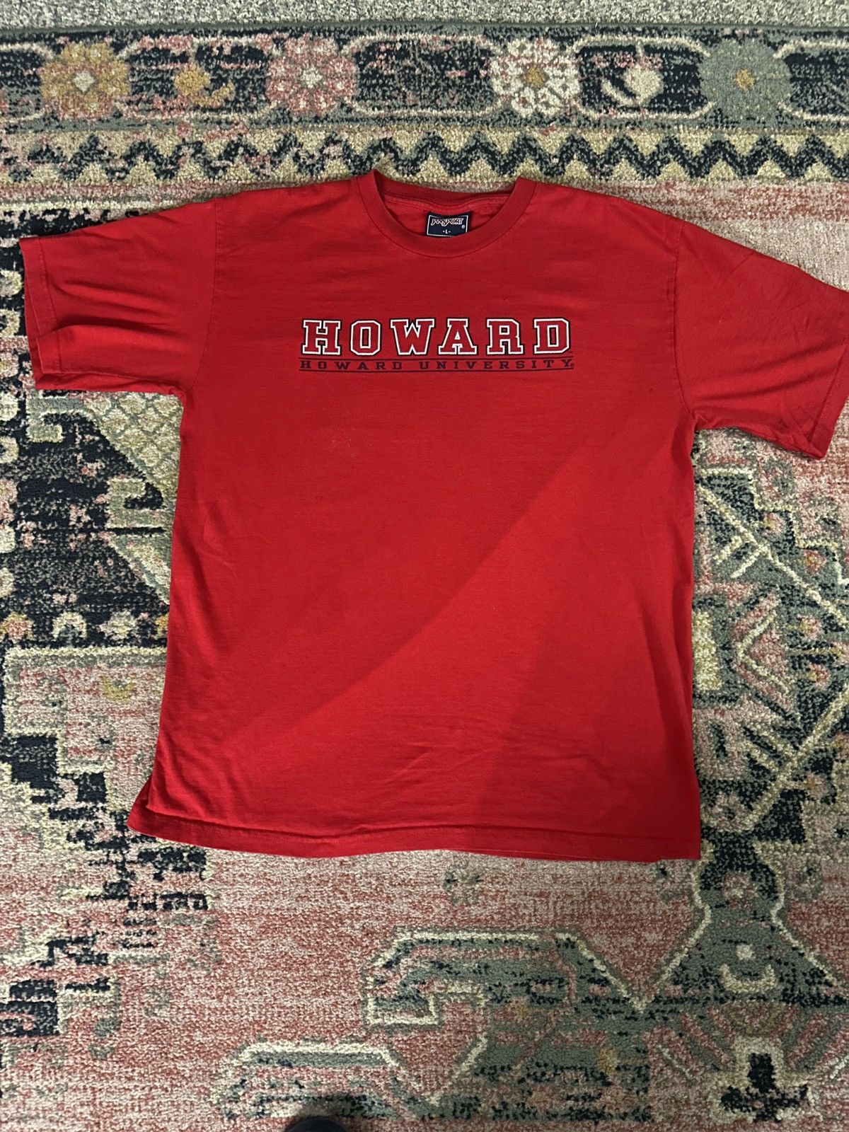 Vintage Vintage 90s Howard University JanSport T-Shirt Red Large Size US L / EU 52-54 / 3 - 1 Thumbnail