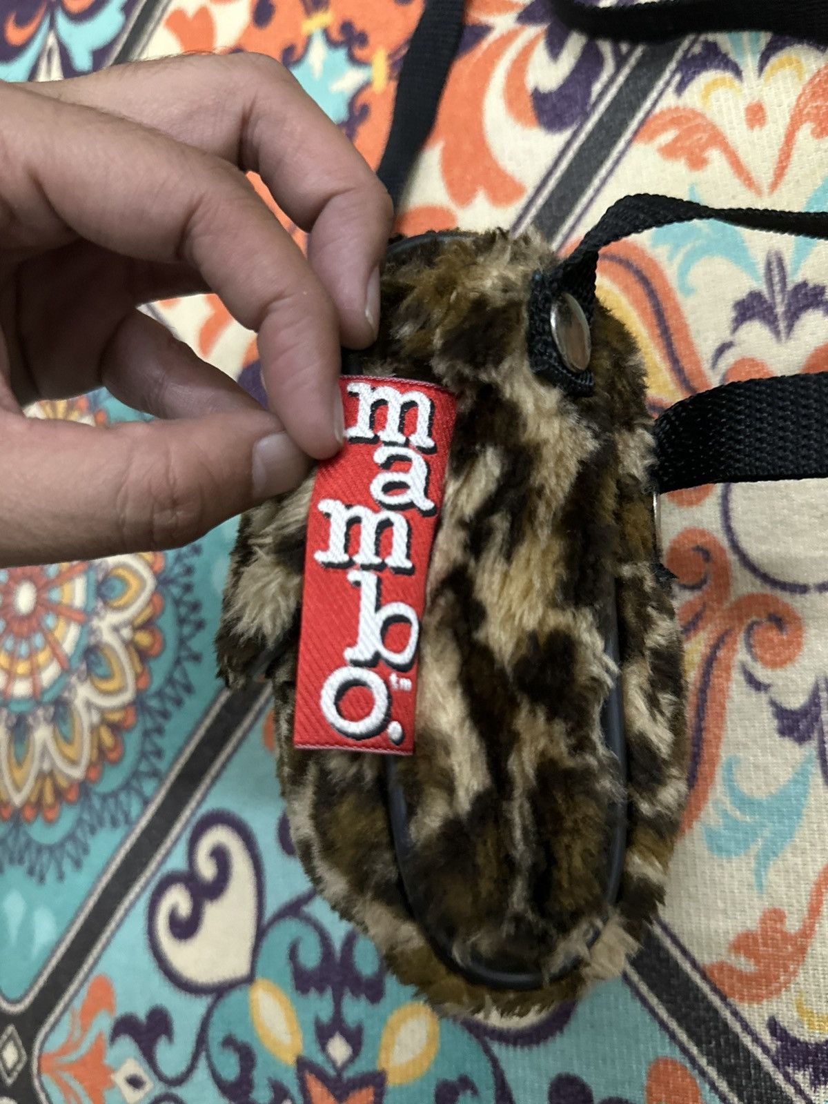 Mambo Vintage Mambo Leopard Fur Sling Bag Size ONE SIZE - 3 Thumbnail